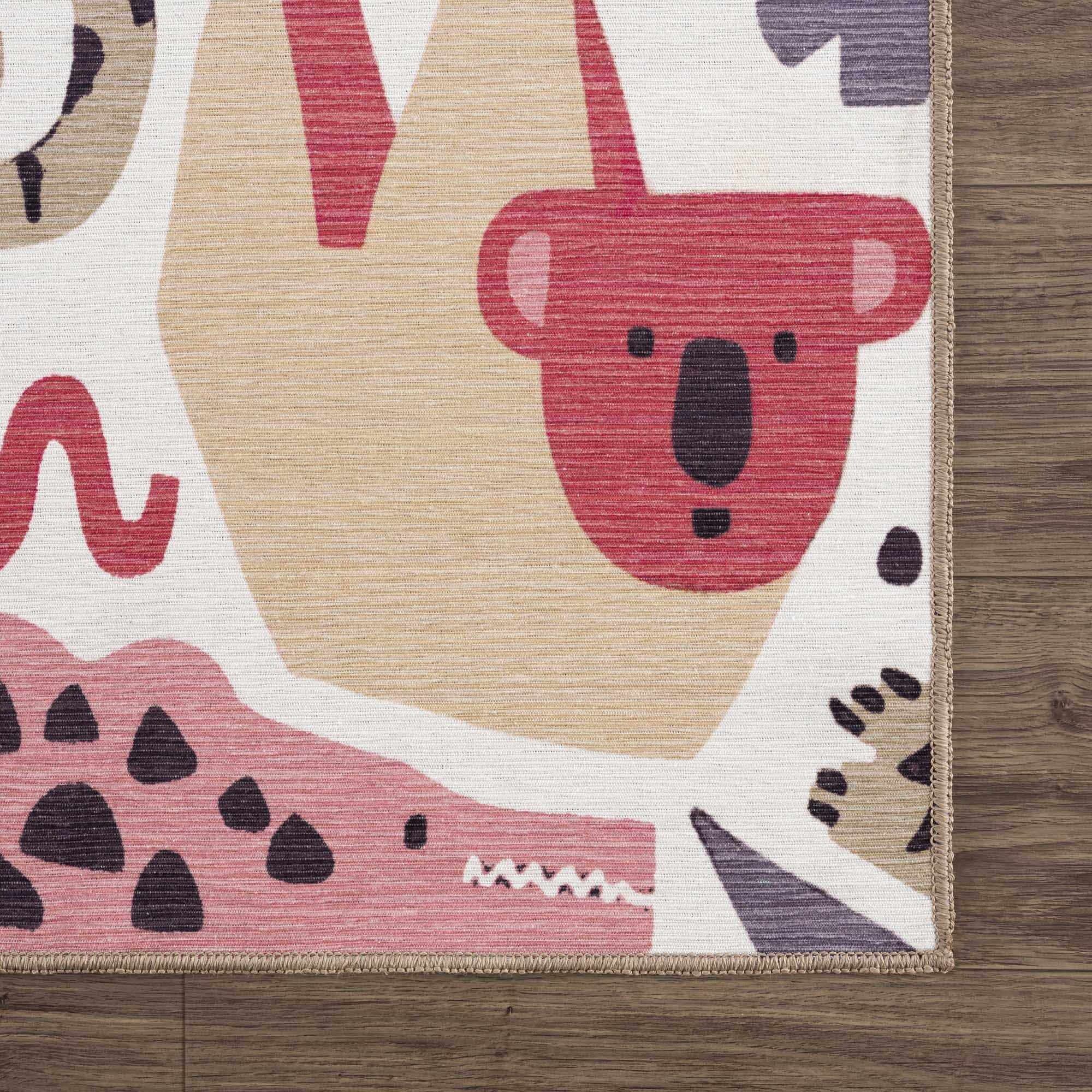 Natal Animal Print Washable Kids Rug - Image 6