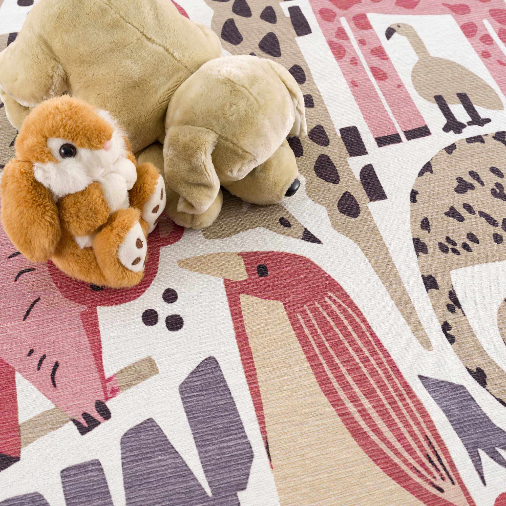 Natal Animal Print Washable Kids Rug - Image 9