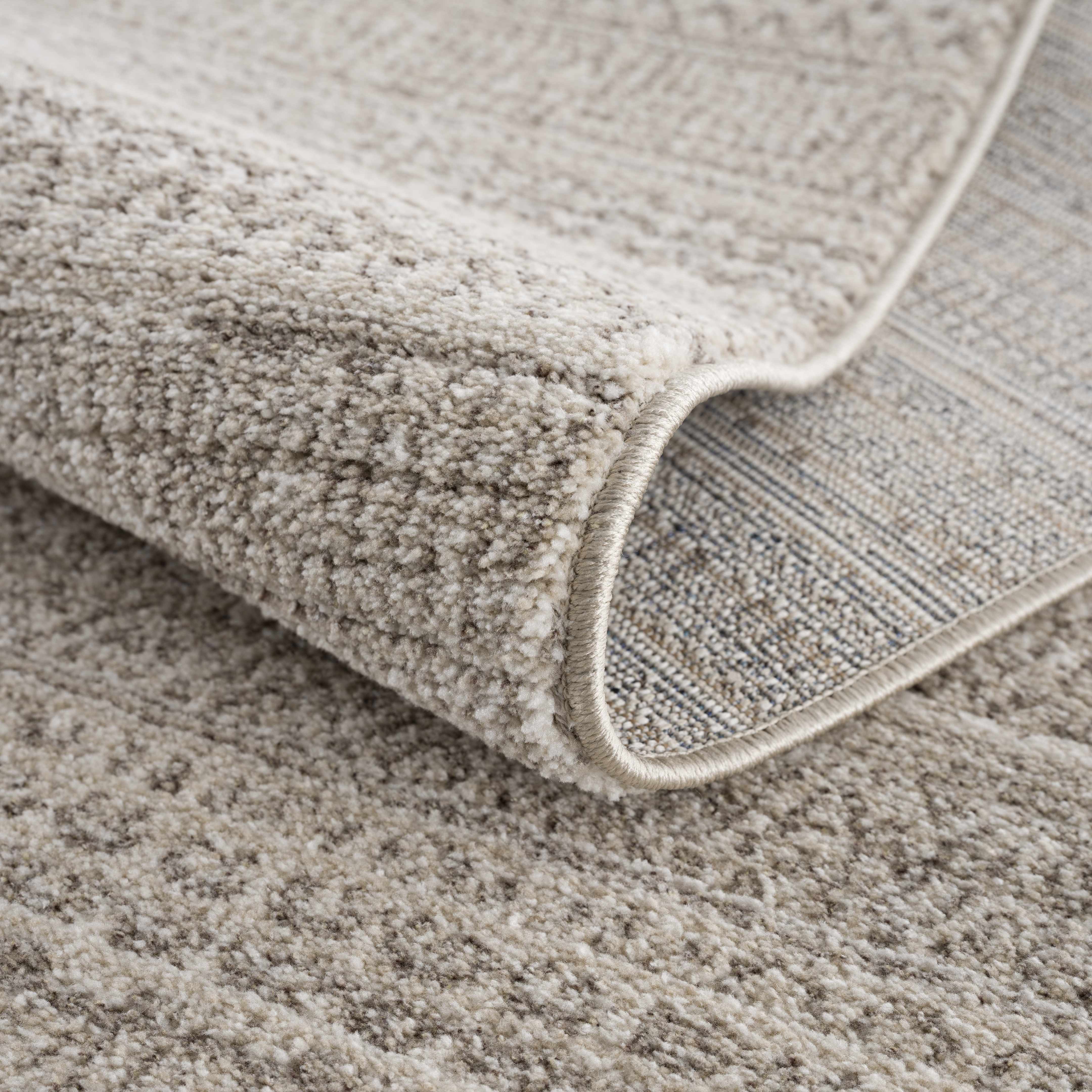 Nate Beige Tribal High Pile Carpet - Image 12