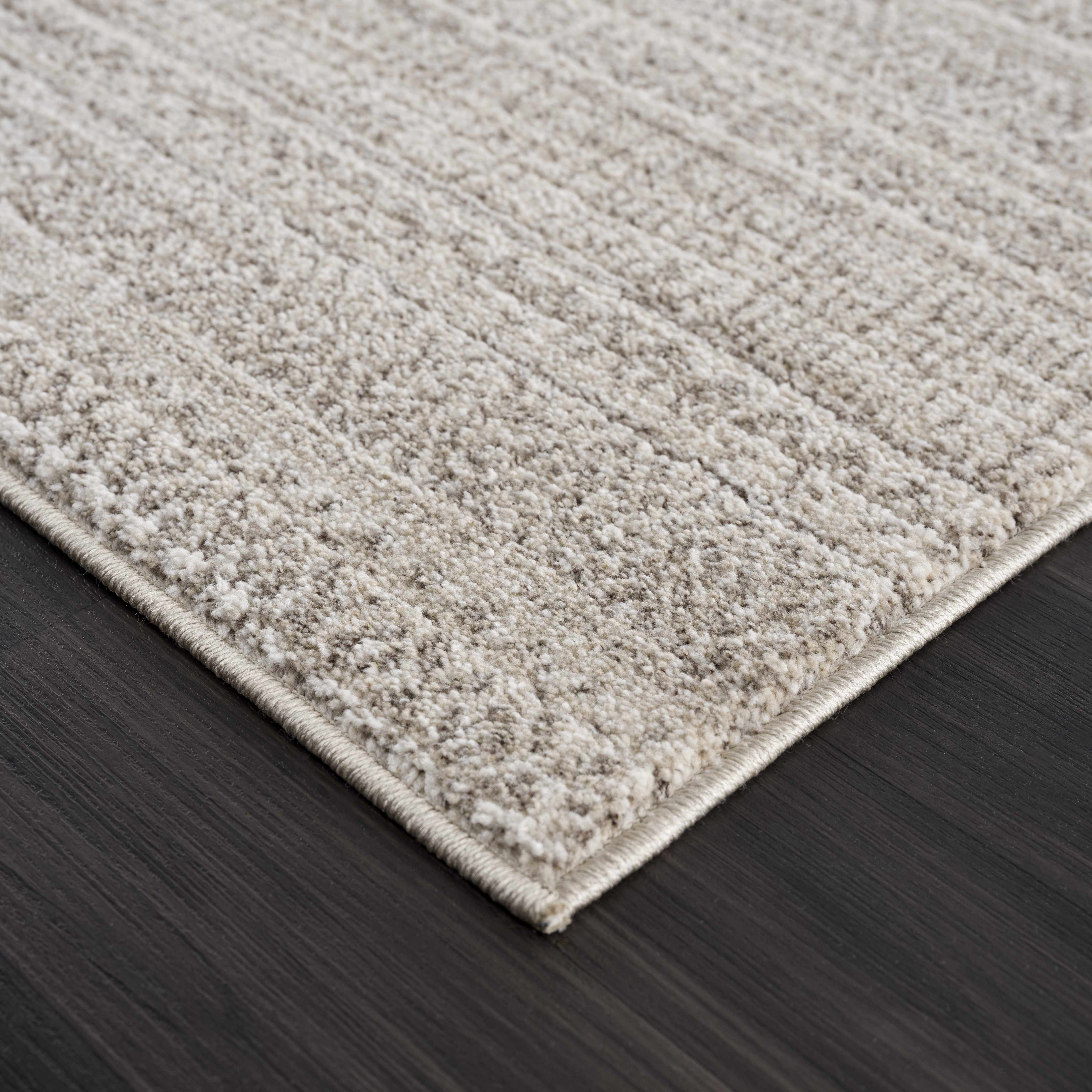 Nate Beige Tribal High Pile Carpet - Image 4