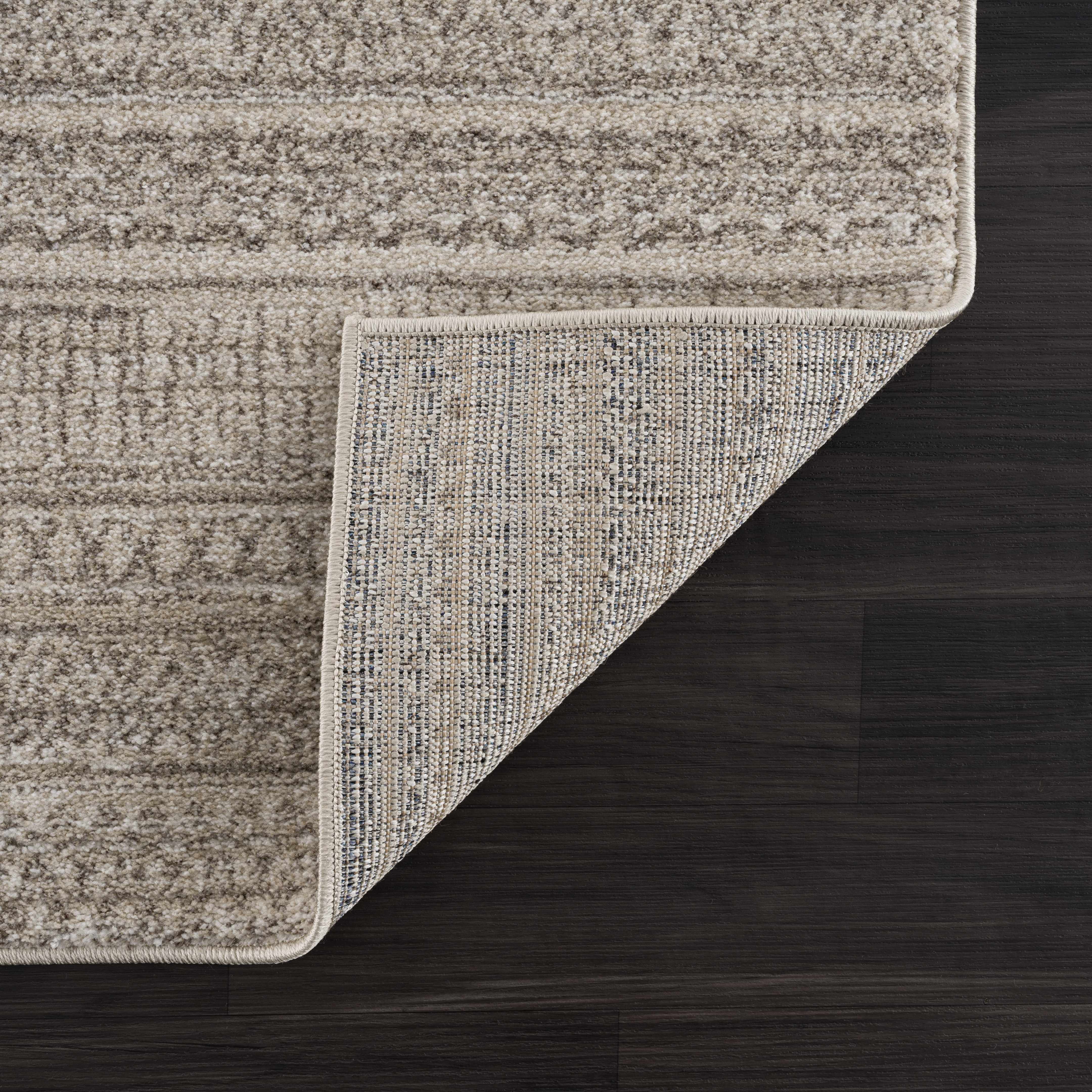 Nate Beige Tribal High Pile Carpet - Image 5