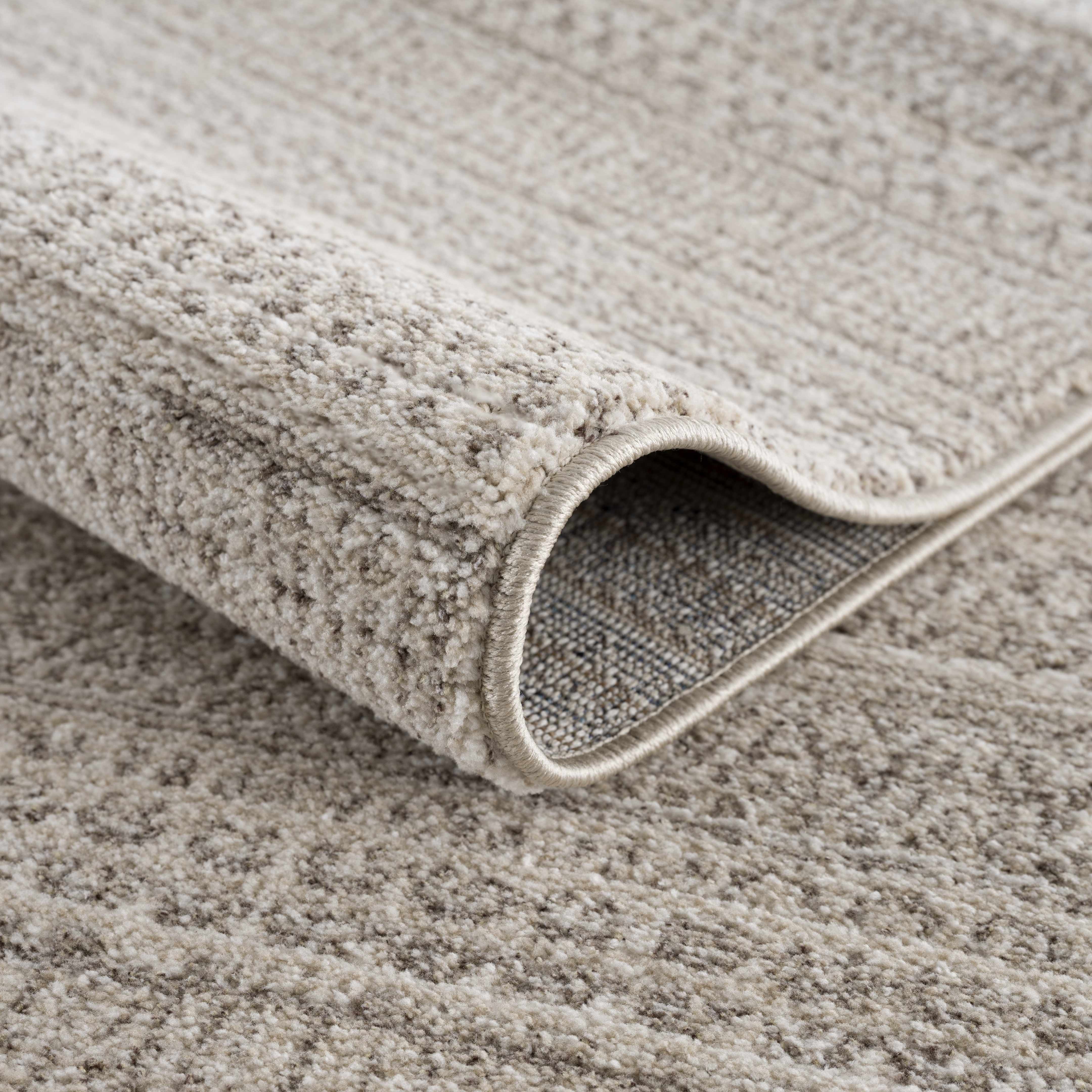 Nate Beige Tribal High Pile Carpet - Image 6