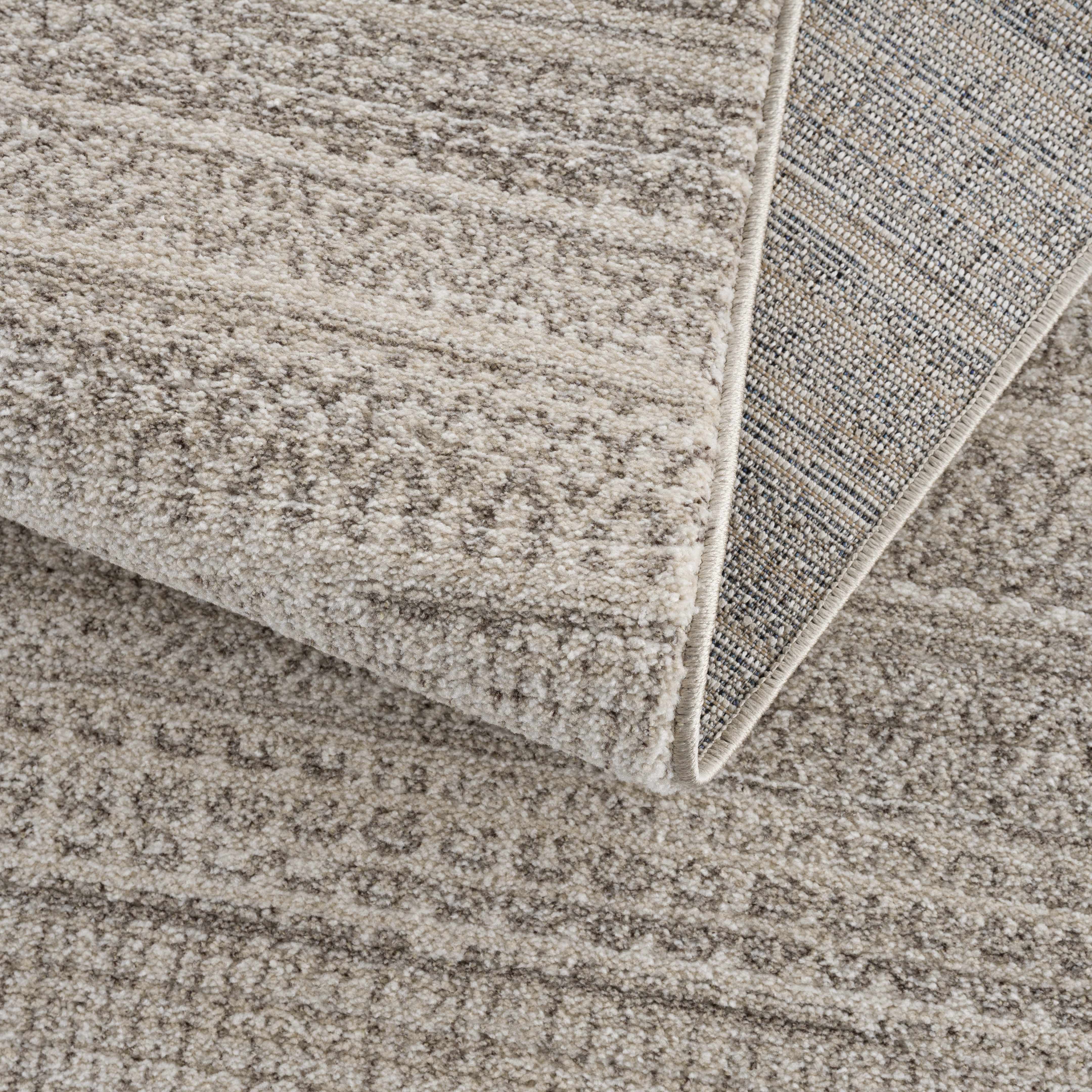 Nate Beige Tribal High Pile Carpet - Image 7