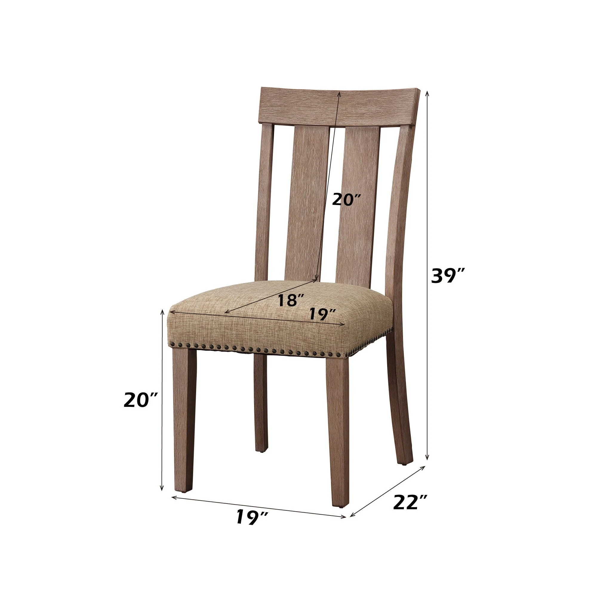 Nathaniel - Side Chair (Set of 2) - Maple - Image 3