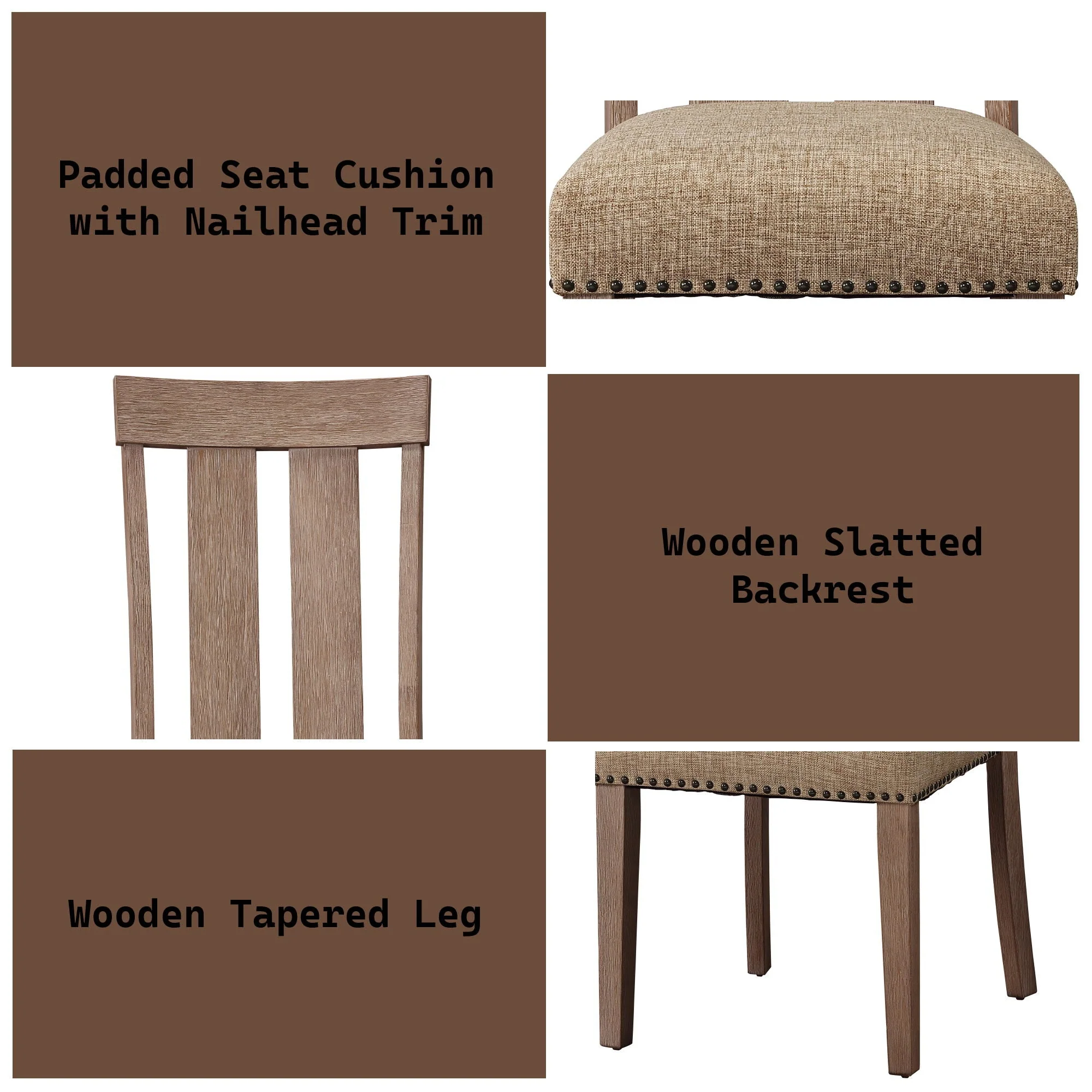 Nathaniel - Side Chair (Set of 2) - Maple - Image 4