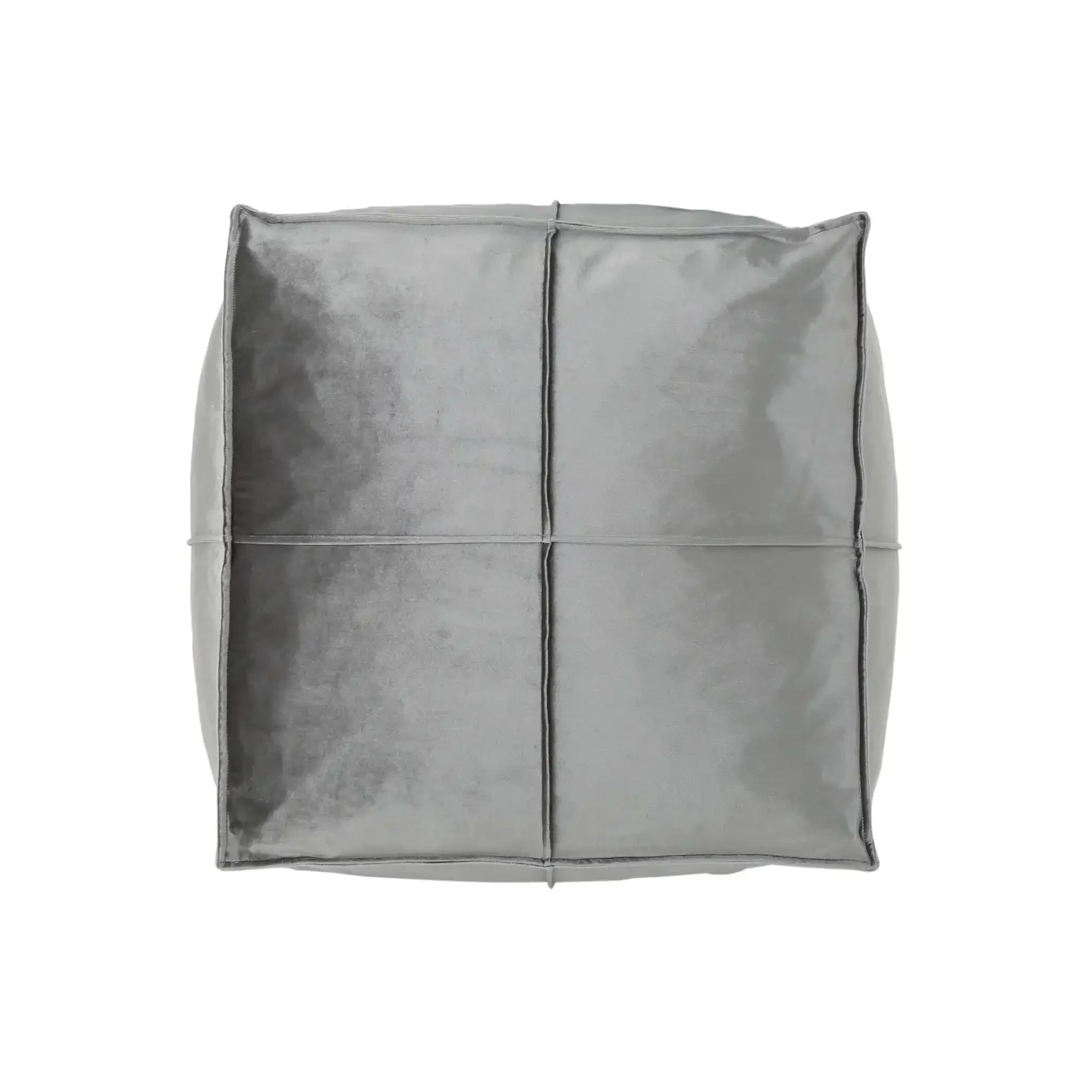 Nati Square Pouf Ottoman And Floor Cushion - Smoke - Image 3