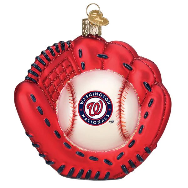Nationals Baseball MItt Ornament - Image 3