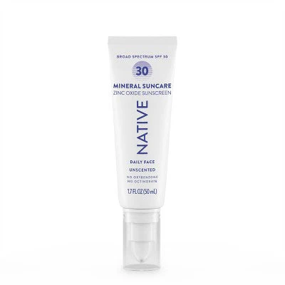 Native Mineral Face Lotion Unscented SPF 30 1.7 fl oz - Imperfect Box - Image 3