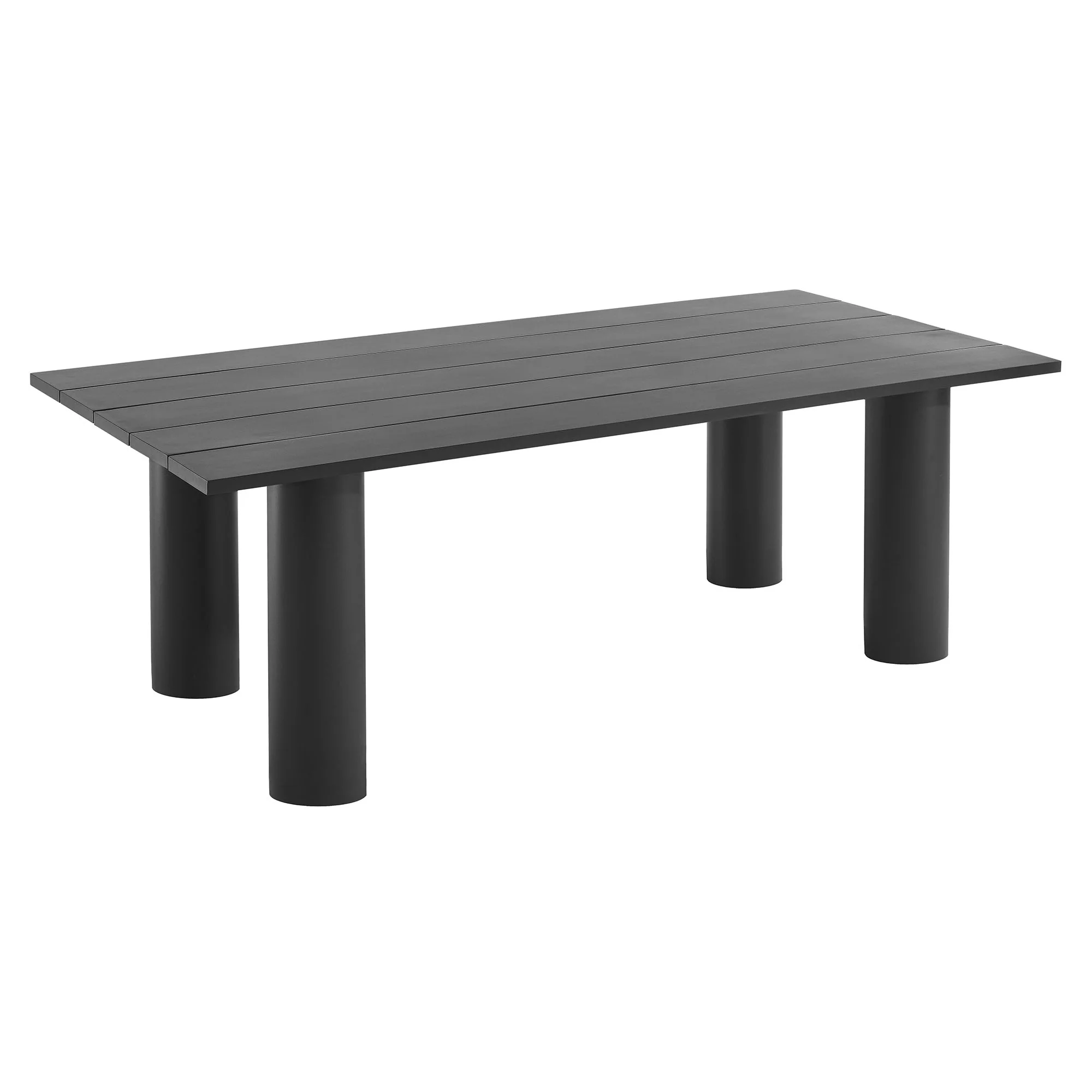 Nautica Outdoor Patio 87" Rectangular Aluminum Dining Table by Modway - Image 14