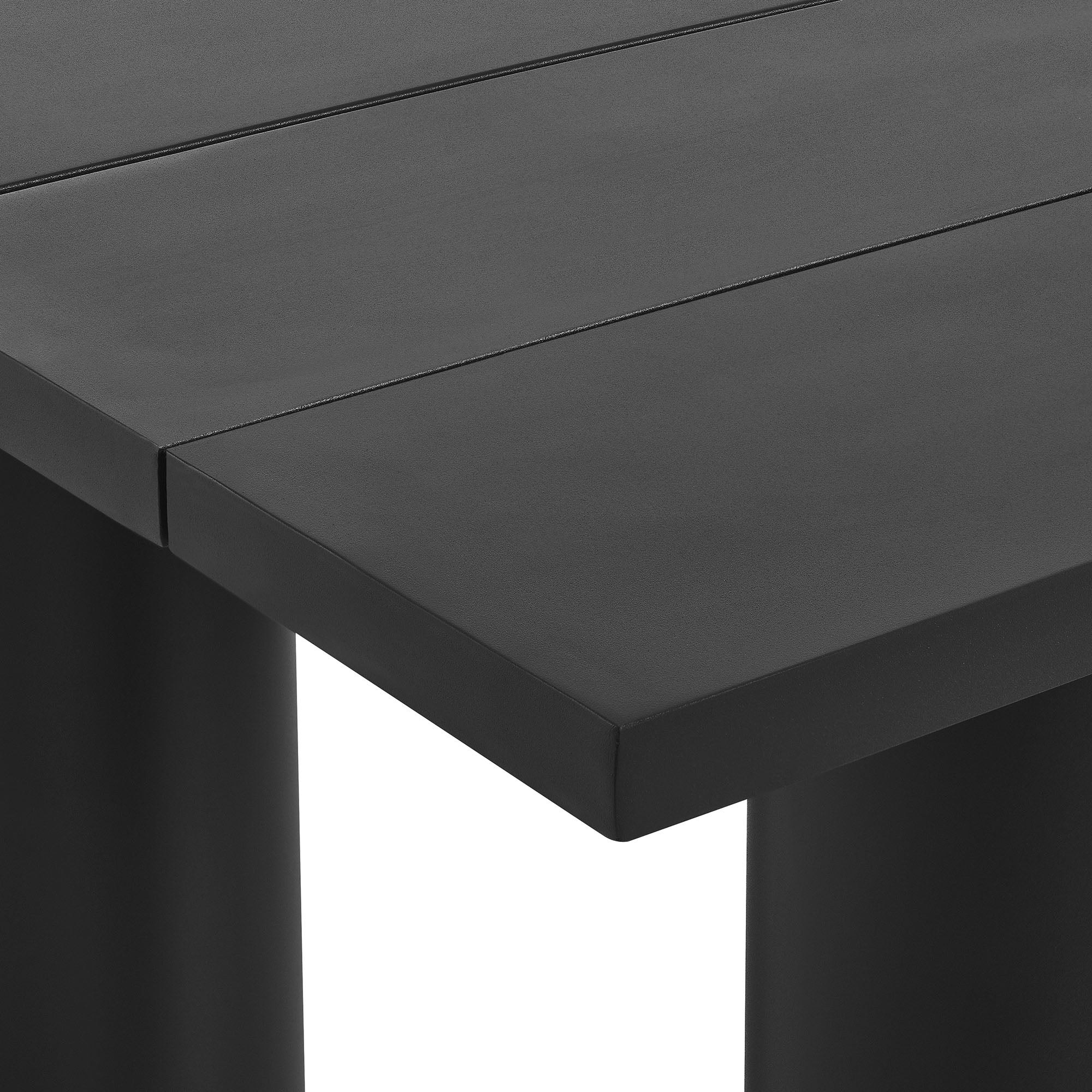 Nautica Outdoor Patio 87" Rectangular Aluminum Dining Table by Modway - Image 8