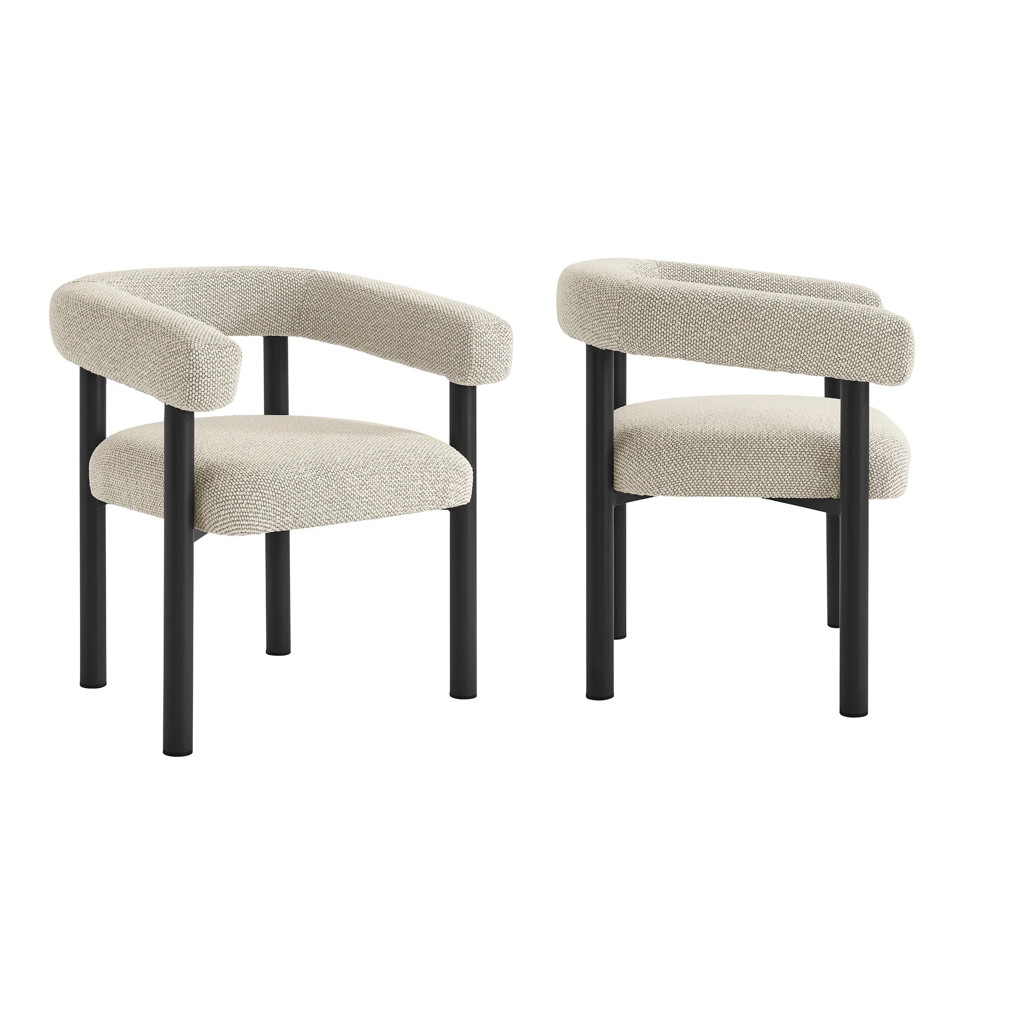 Nautica Outdoor Patio Aluminum Dining Armchairs Set of 2 by Modway - Image 20