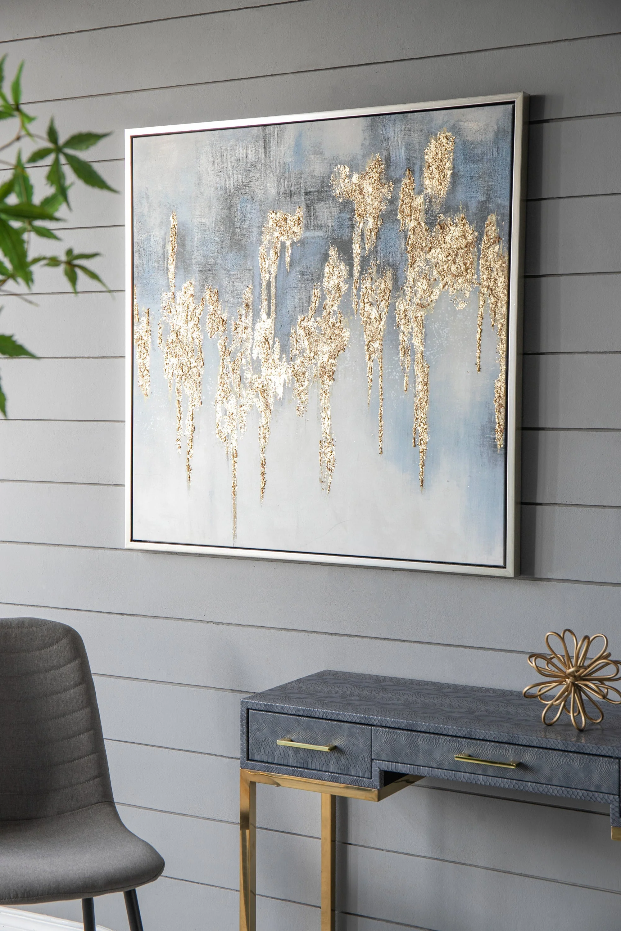 Nautilus Nightfall™ — Hand-Stretched Abstract Canvas Wall Art - Image 4