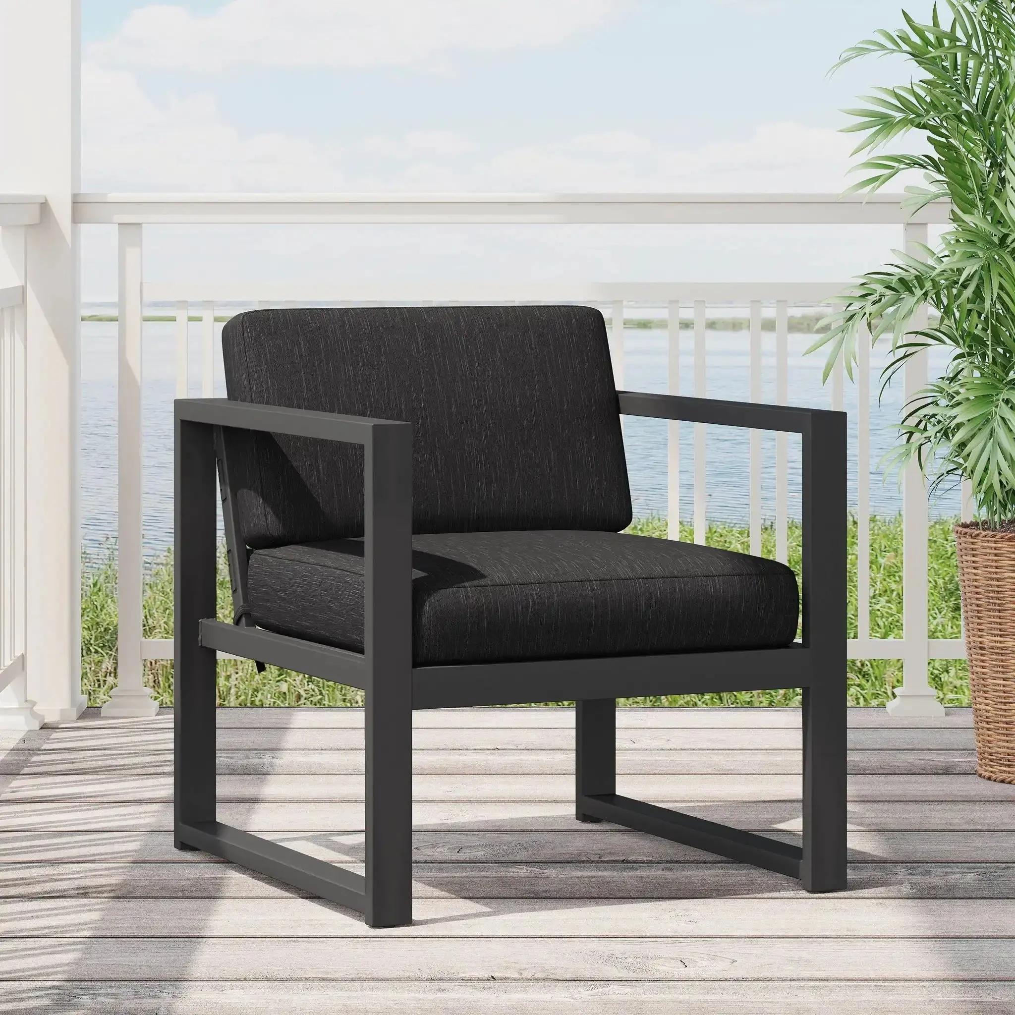 Navan - Outdoor Patio Club Chair - Image 2