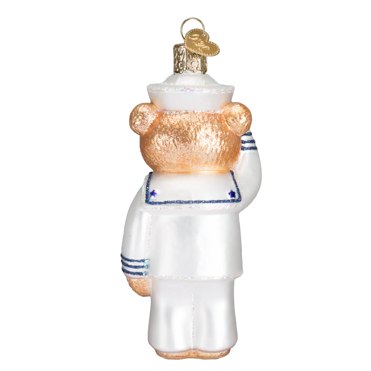 Navy Bear Ornament - Image 4
