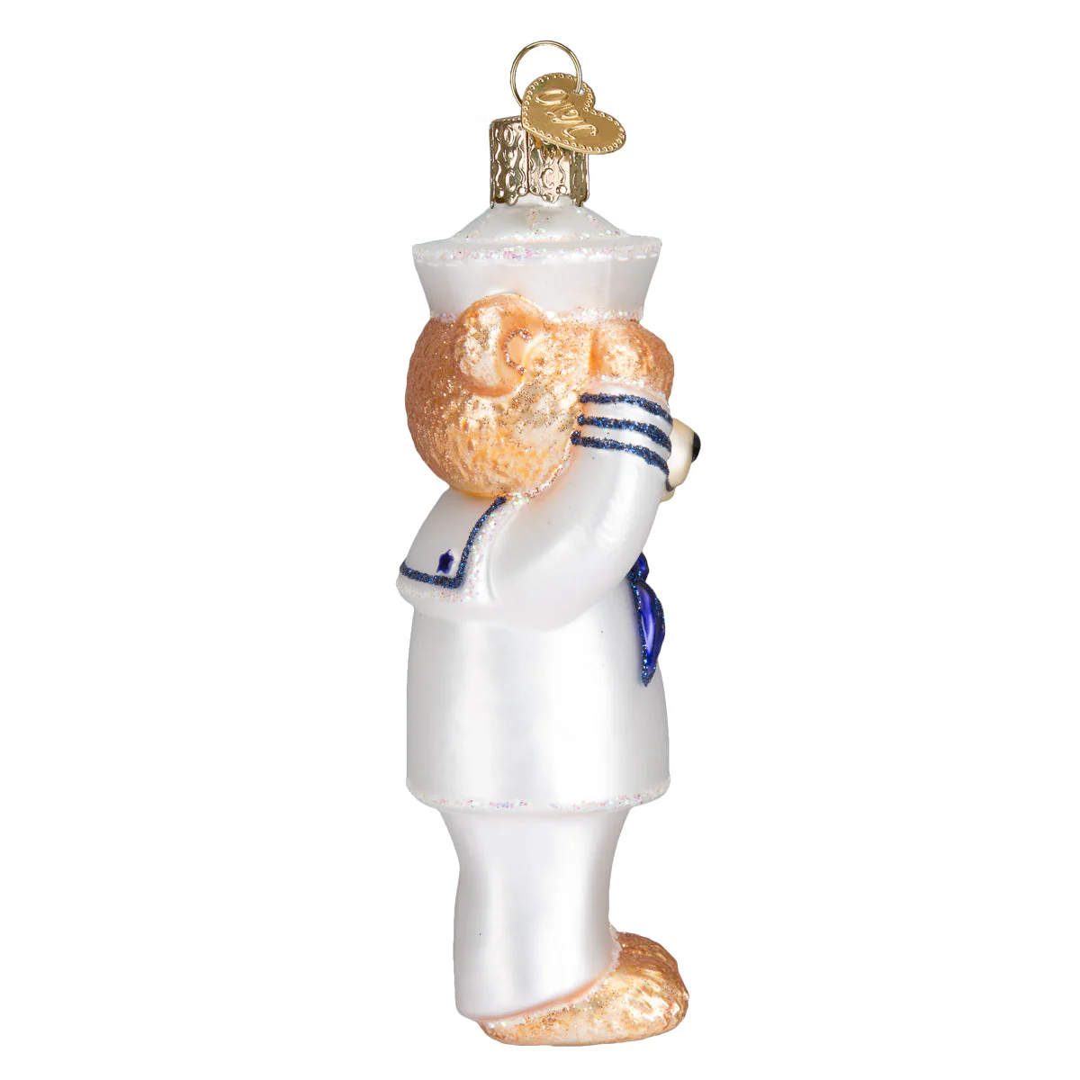 Navy Bear Ornament - Image 5