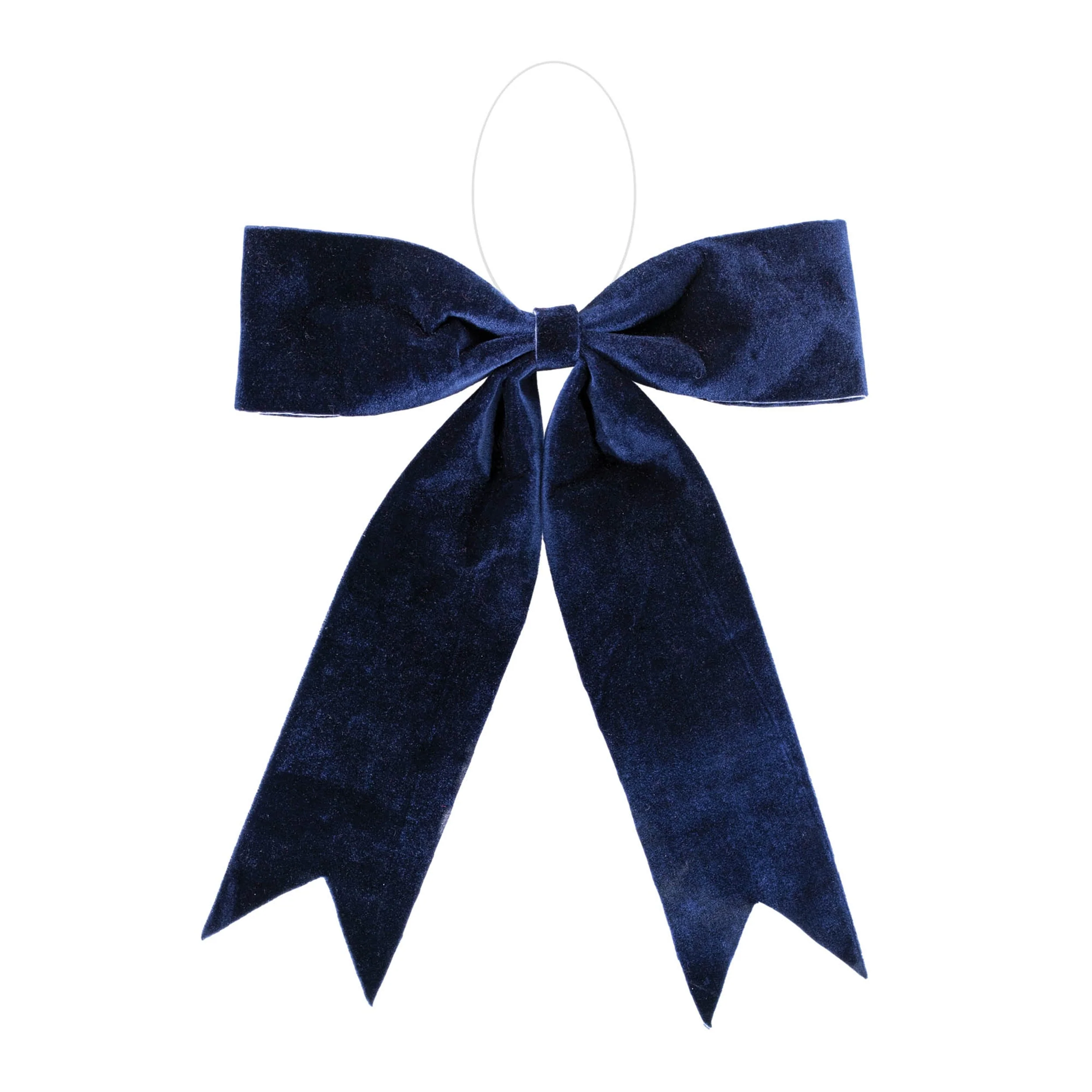 Navy Blue Holiday Bow (Set of 2) - Image 2