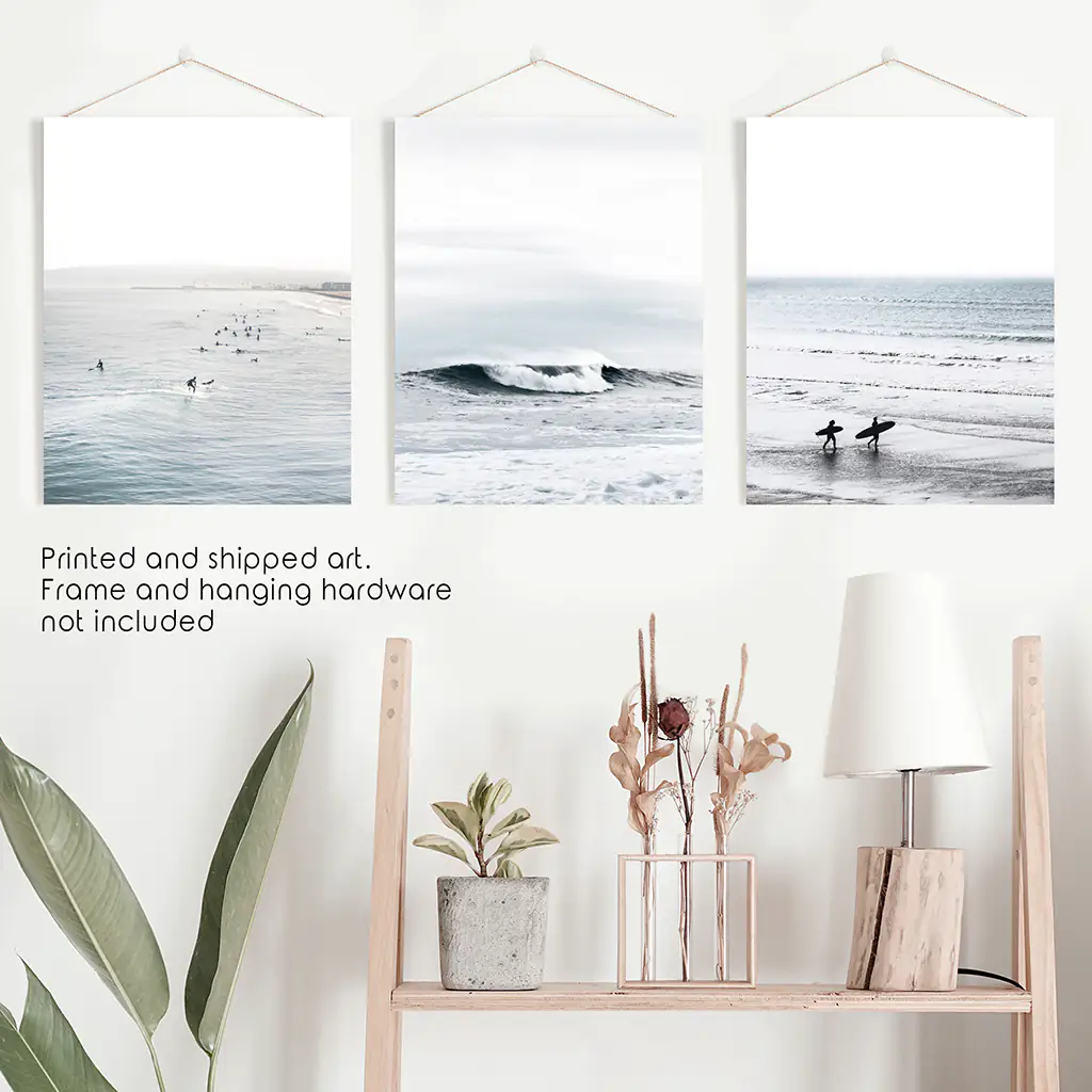Navy Blue Surfing Wall Art. Set of 3 Prints - Image 10