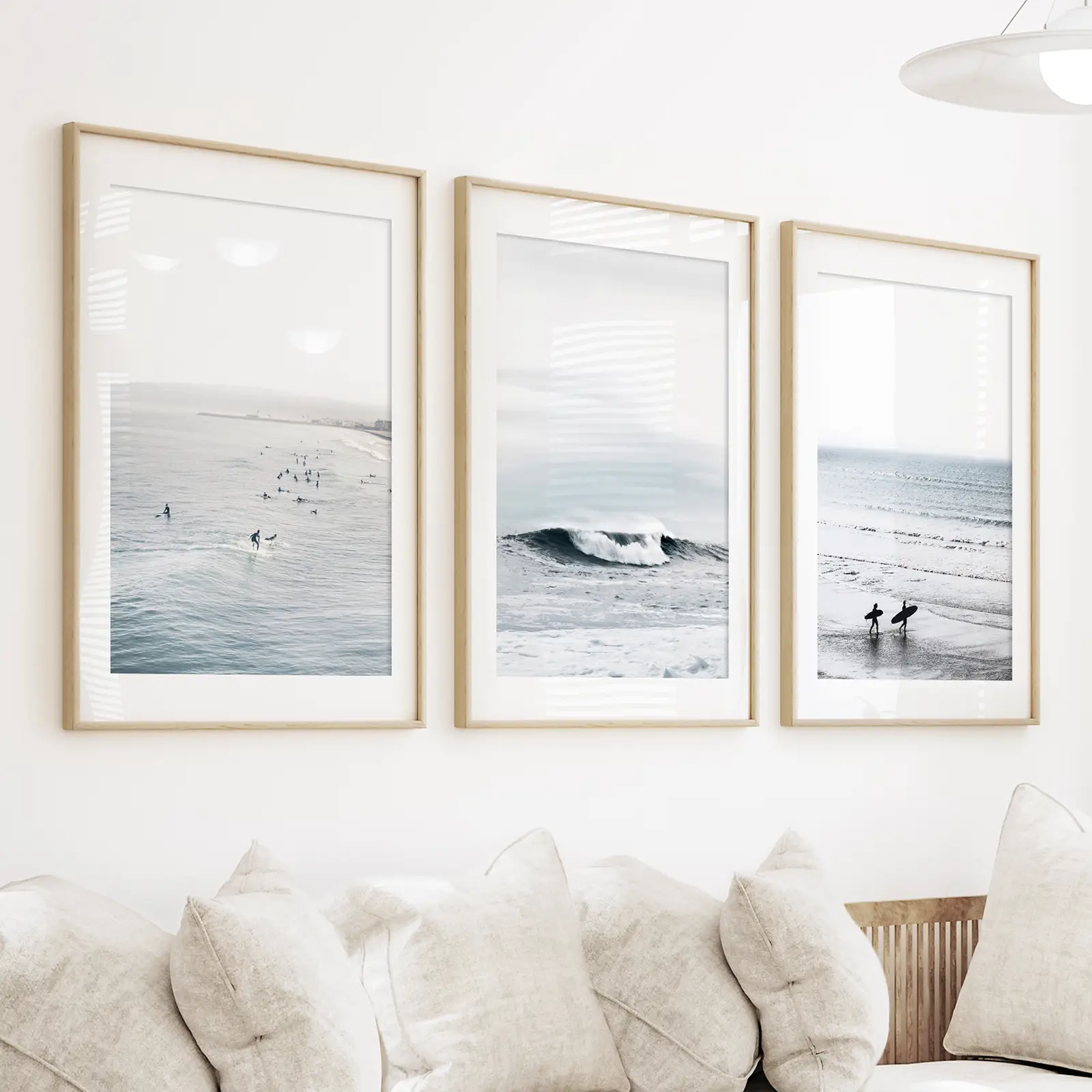 Navy Blue Surfing Wall Art. Set of 3 Prints - Image 3