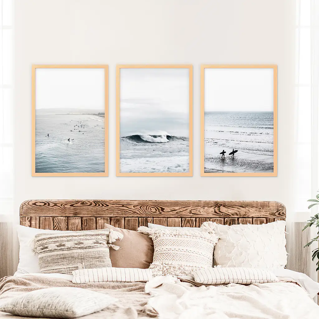 Navy Blue Surfing Wall Art. Set of 3 Prints - Image 8