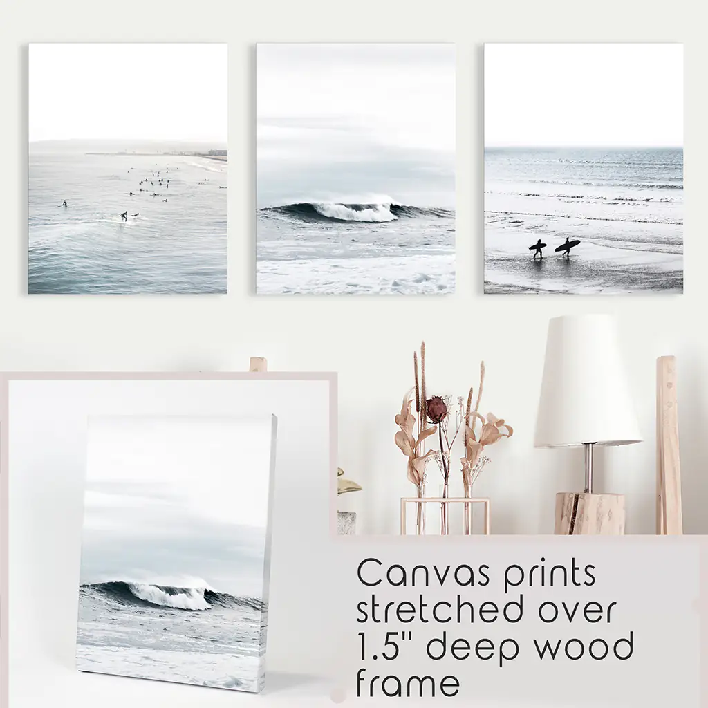 Navy Blue Surfing Wall Art. Set of 3 Prints - Image 9