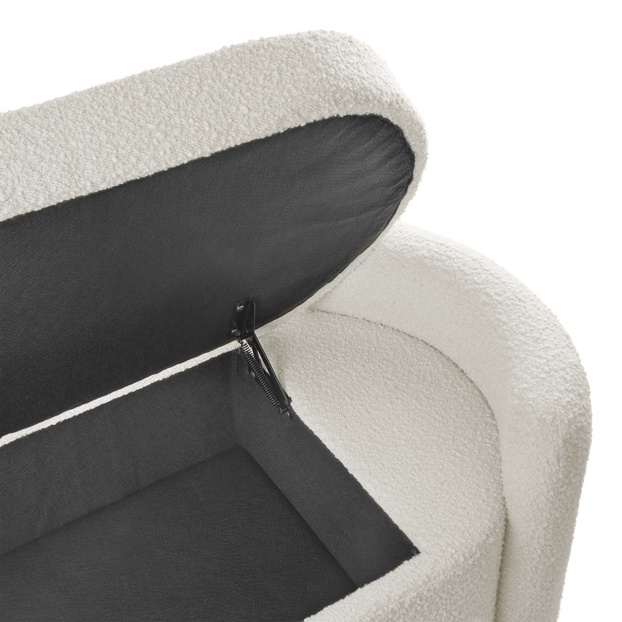 Nebula Boucle Upholstered Bench by Modway - Image 6