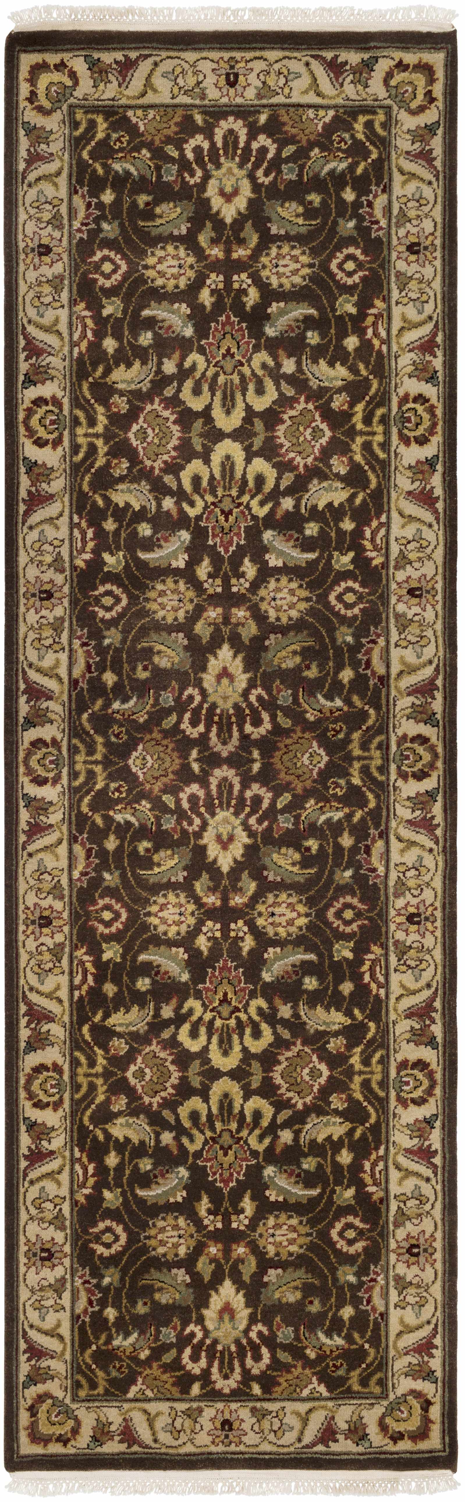 Necia Beige Damask Area Rug - Clearance - Image 2