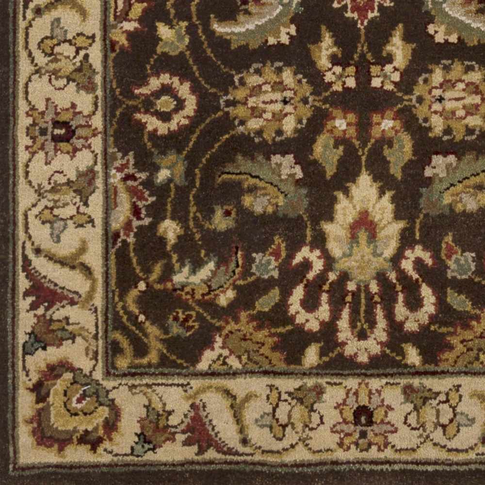 Necia Beige Damask Area Rug - Clearance - Image 3