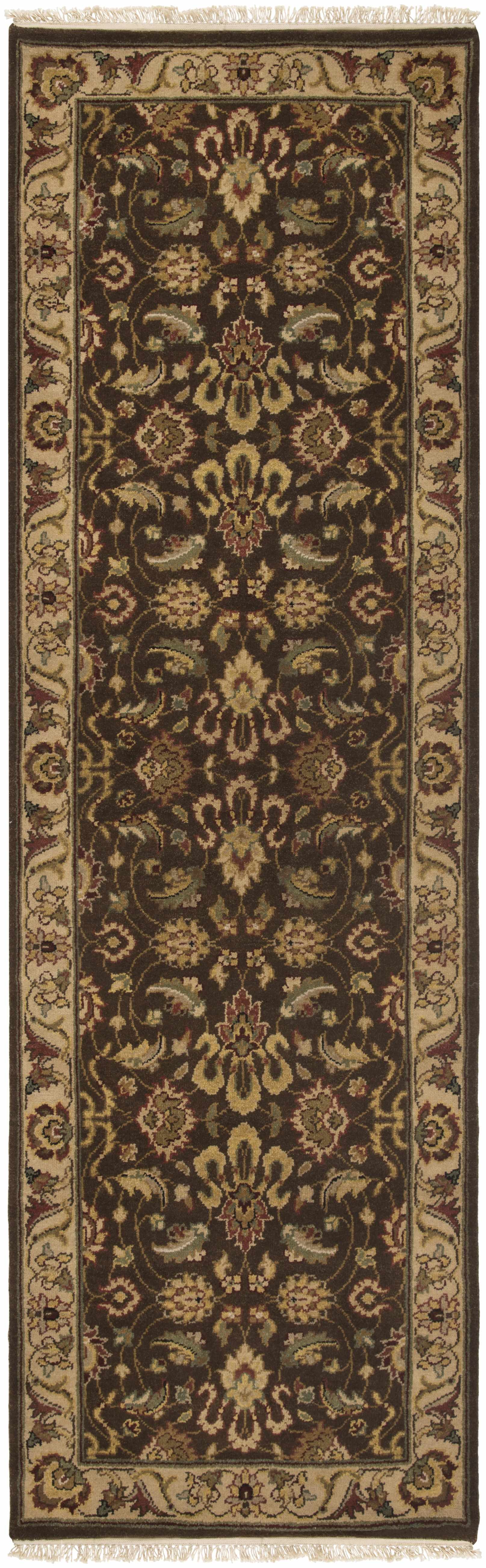Necia Brown Damask Area Rug - Clearance - Image 2