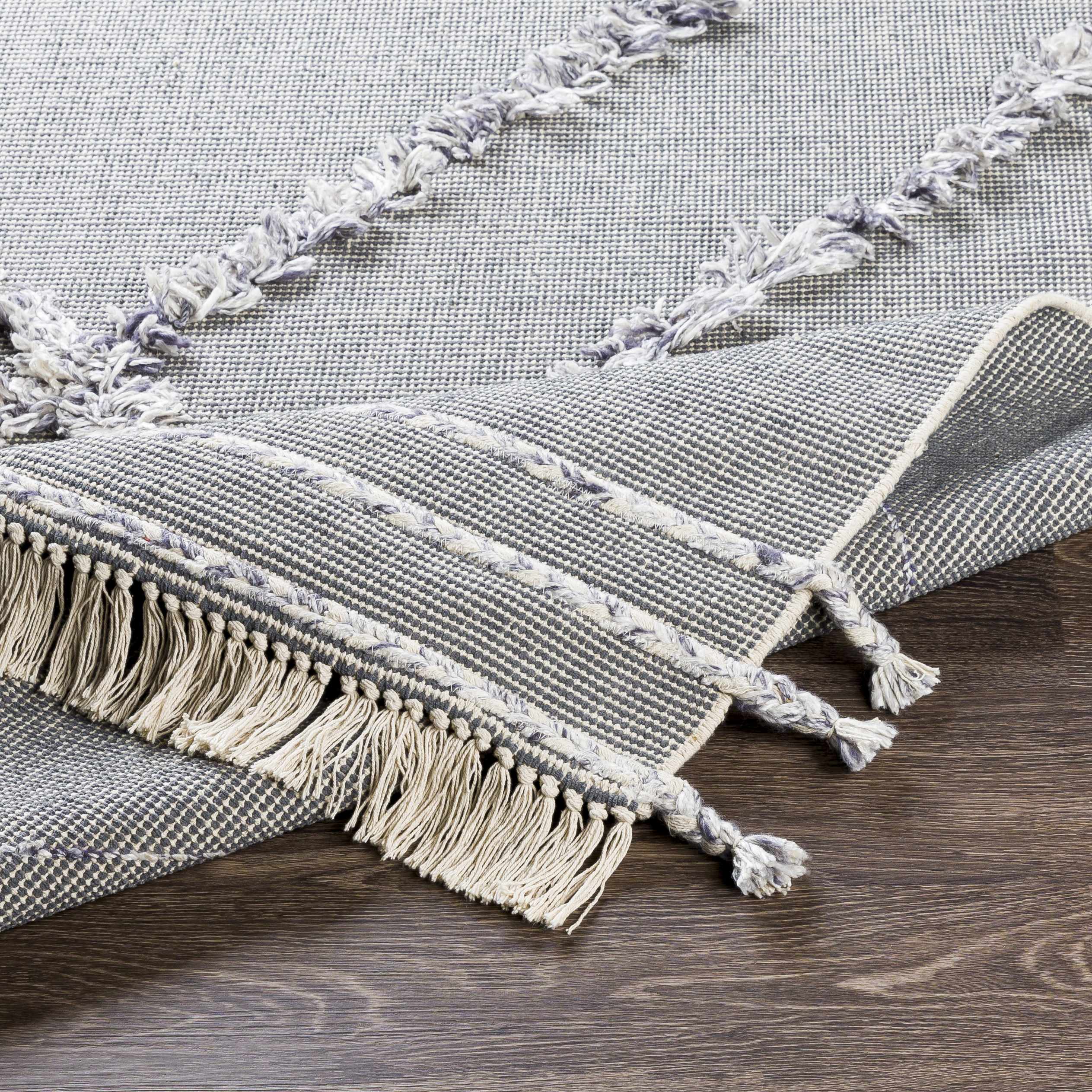 Needville Gray High-Low Rug - Clearance - Image 5