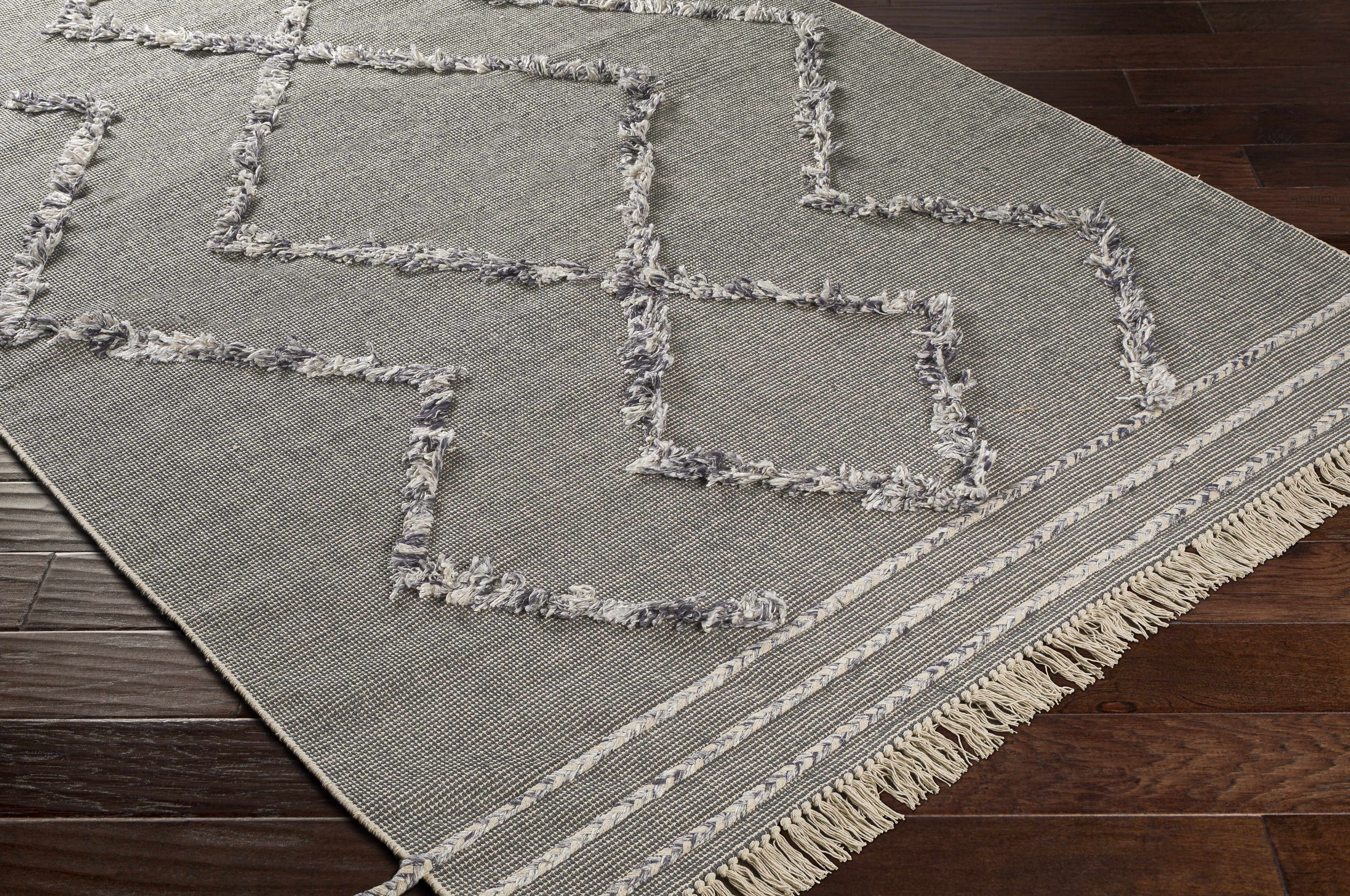 Needville Gray High-Low Rug - Clearance - Image 6