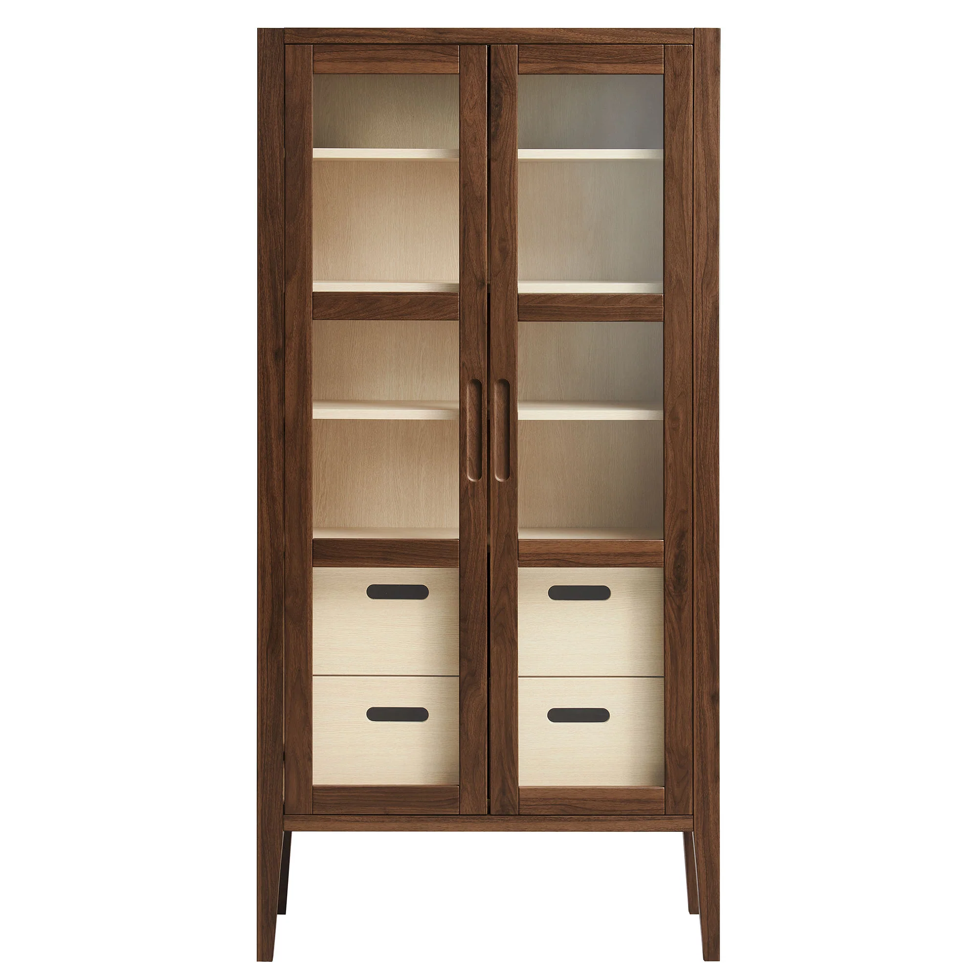 Nell 71" Glass Door Tall Display Storage Cabinet by Modway - Image 5