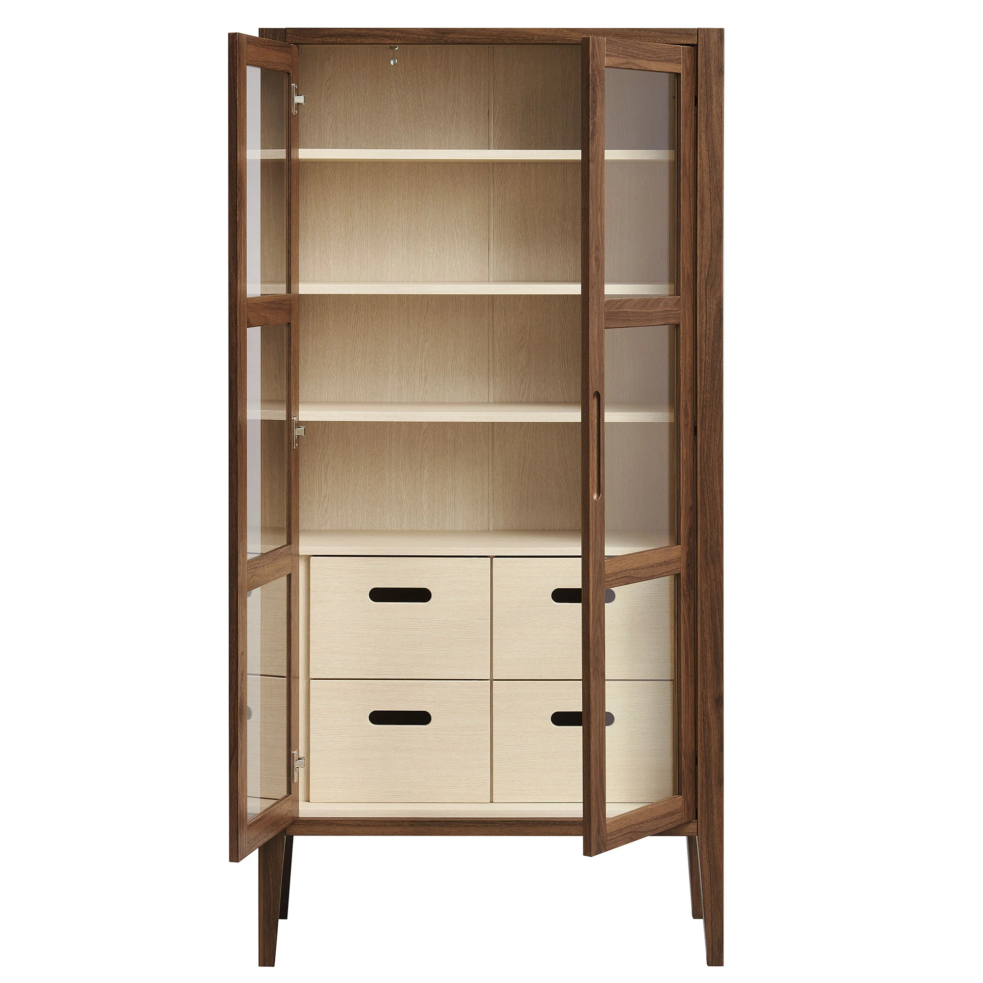Nell 71" Glass Door Tall Display Storage Cabinet by Modway - Image 6