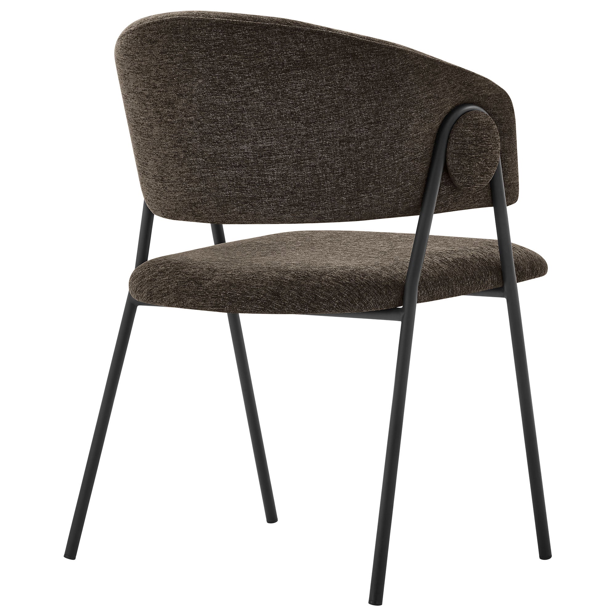 Nella Upholstered Heathered Chenille Dining Chairs Set of 2 by Modway - Image 13