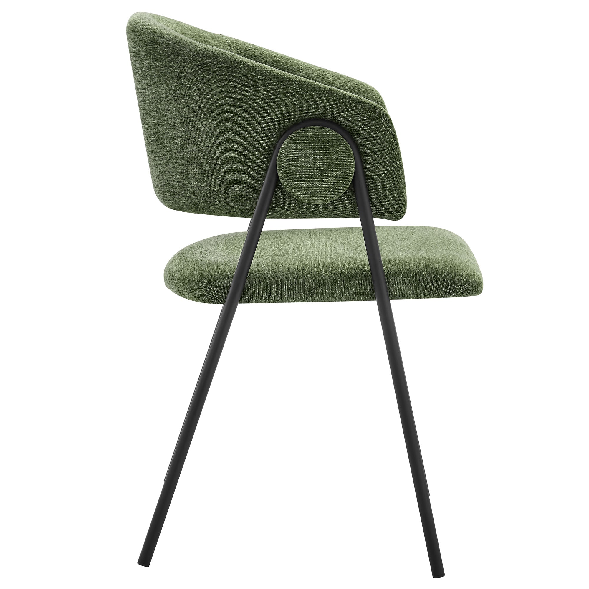 Nella Upholstered Heathered Chenille Dining Chairs Set of 2 by Modway - Image 15