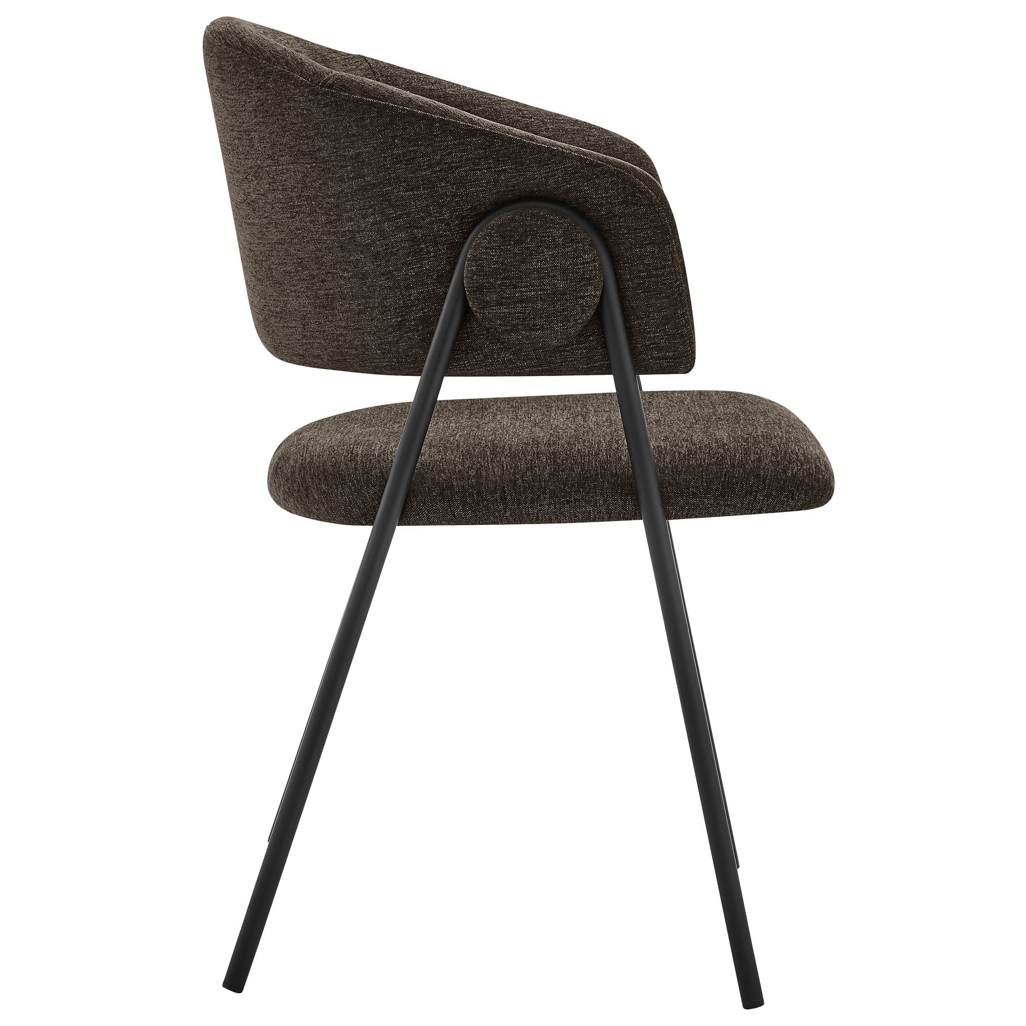 Nella Upholstered Heathered Chenille Dining Chairs Set of 2 by Modway - Image 16