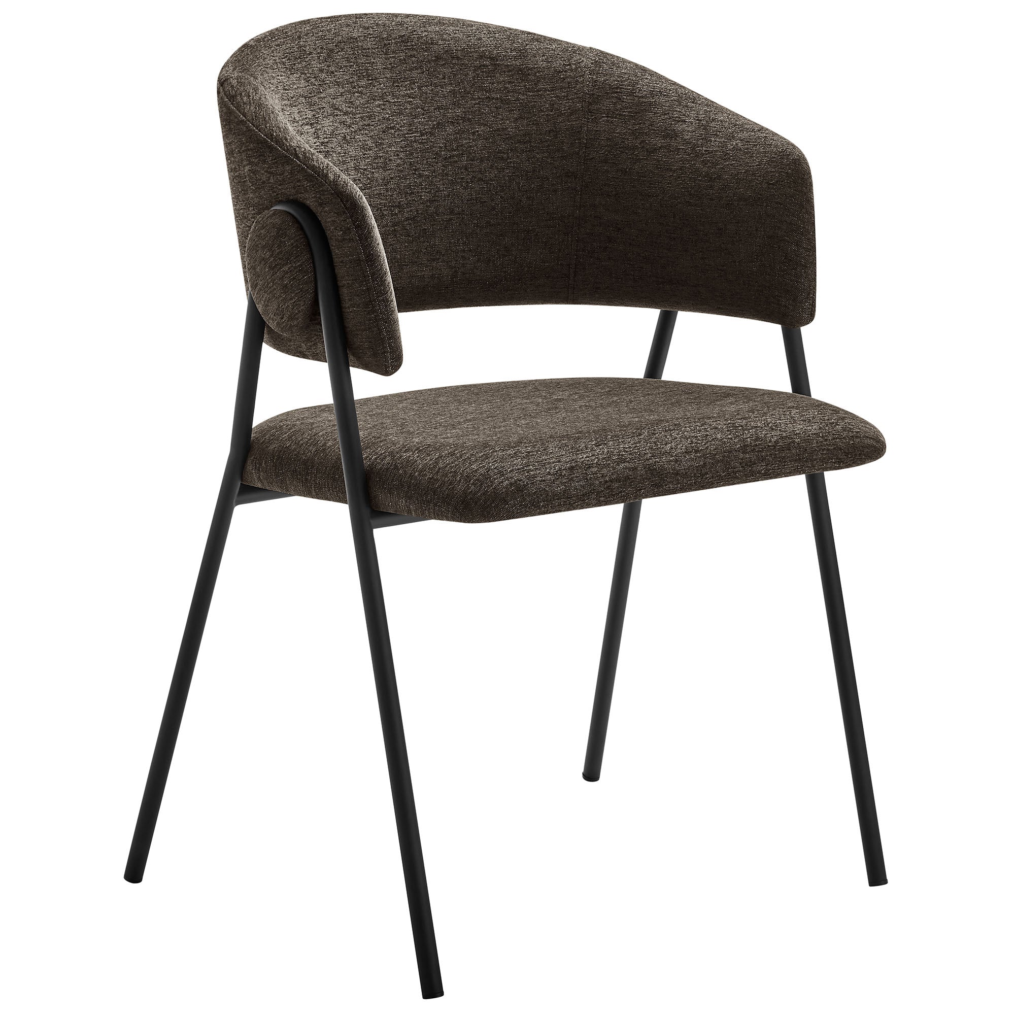 Nella Upholstered Heathered Chenille Dining Chairs Set of 2 by Modway - Image 19