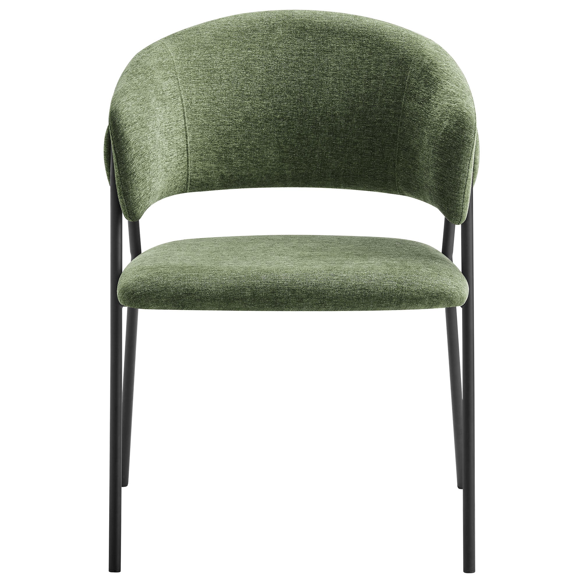 Nella Upholstered Heathered Chenille Dining Chairs Set of 2 by Modway - Image 9