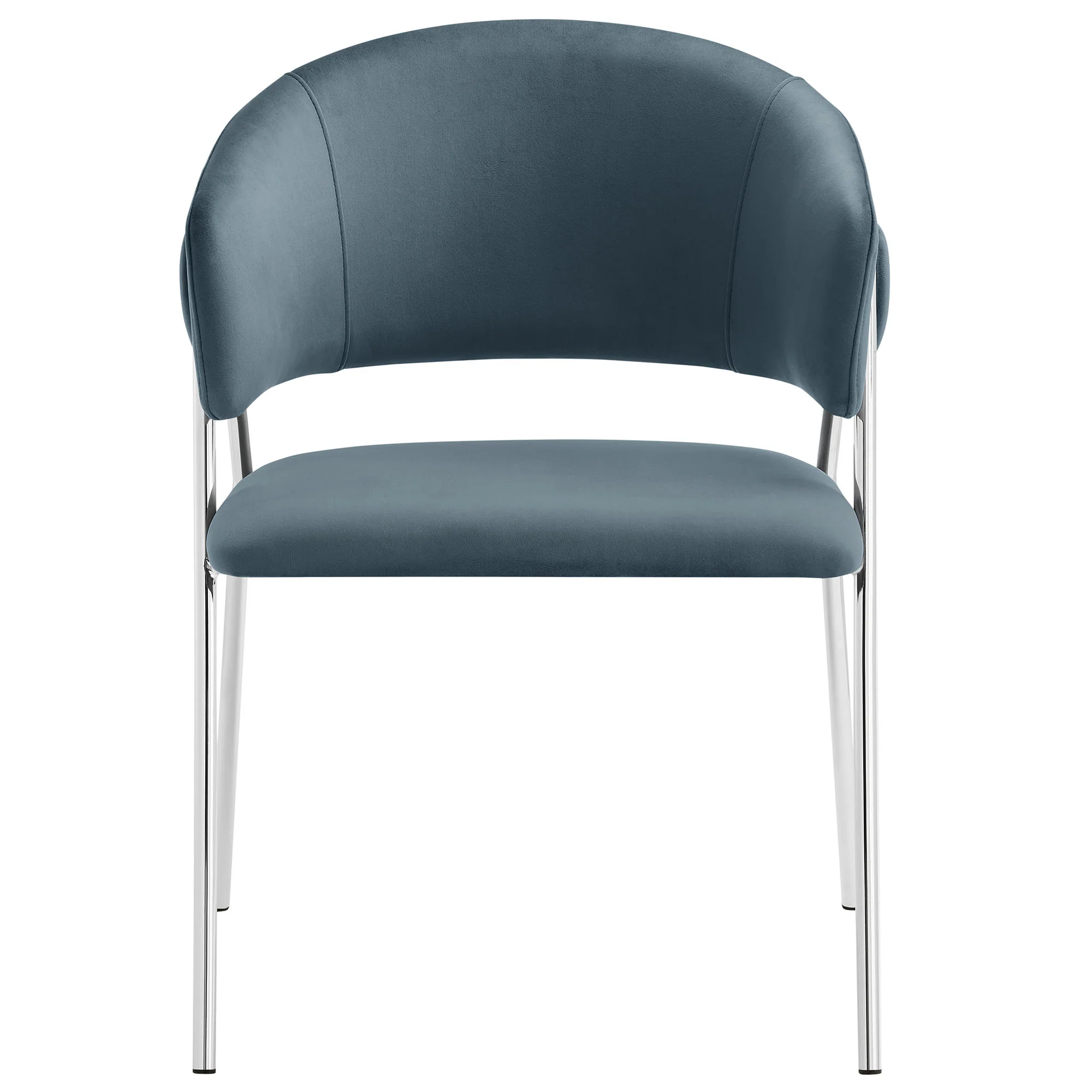 Nella Upholstered Performance Velvet Dining Chair Set of 2 - Image 11