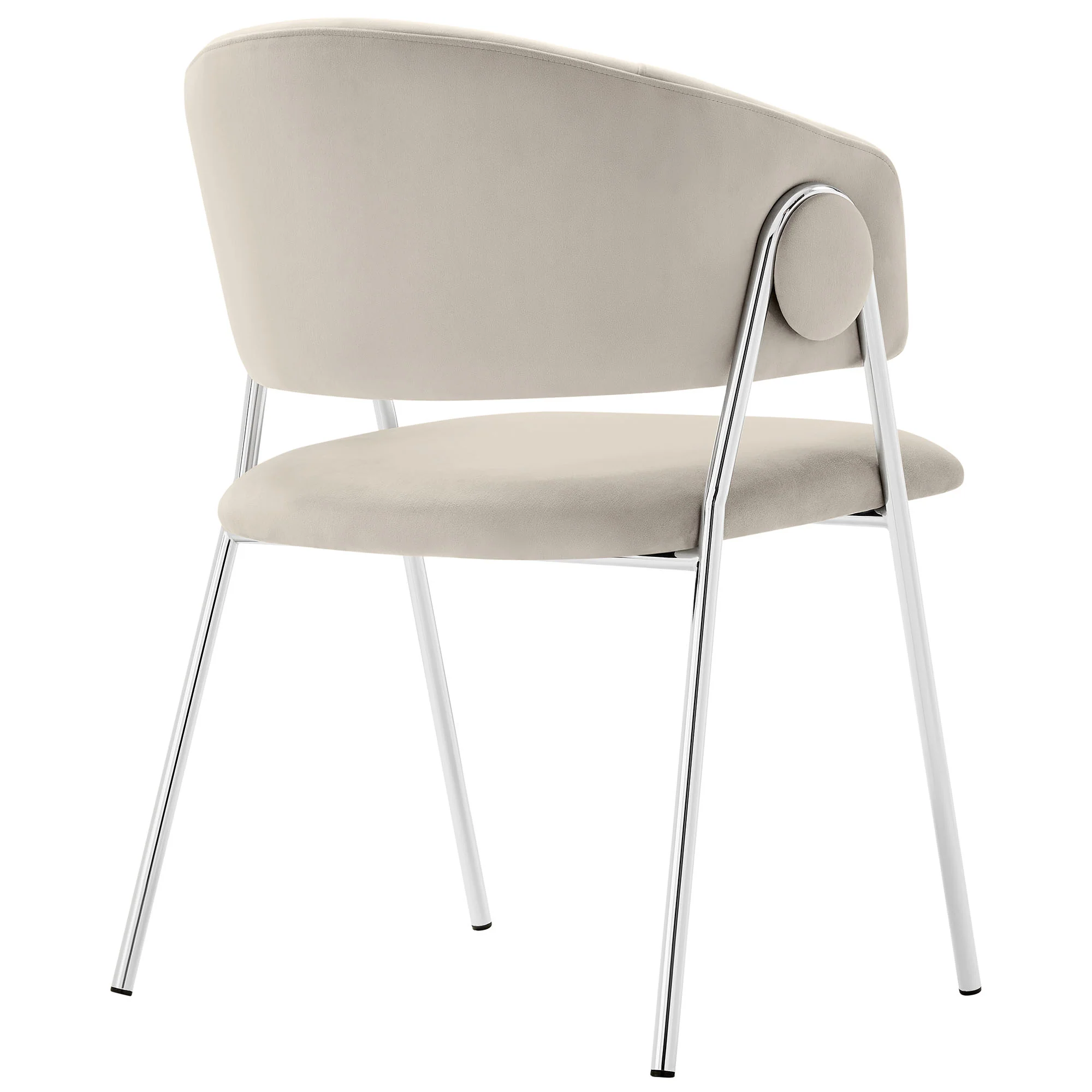 Nella Upholstered Performance Velvet Dining Chair Set of 2 - Image 12