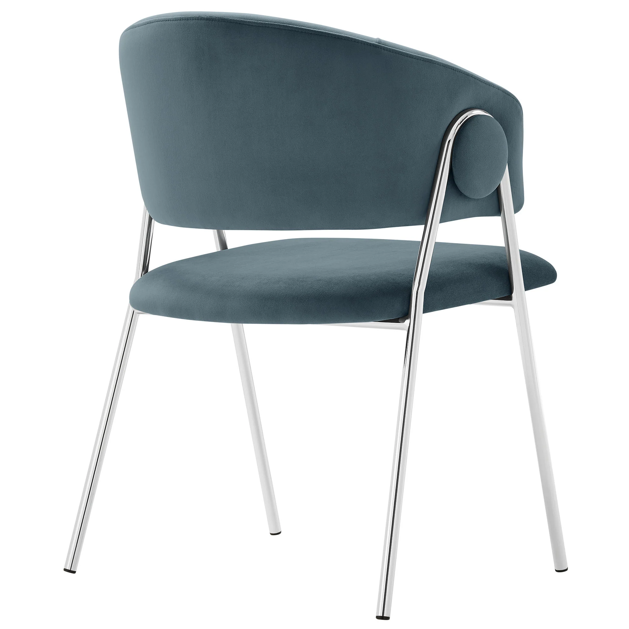 Nella Upholstered Performance Velvet Dining Chair Set of 2 - Image 15