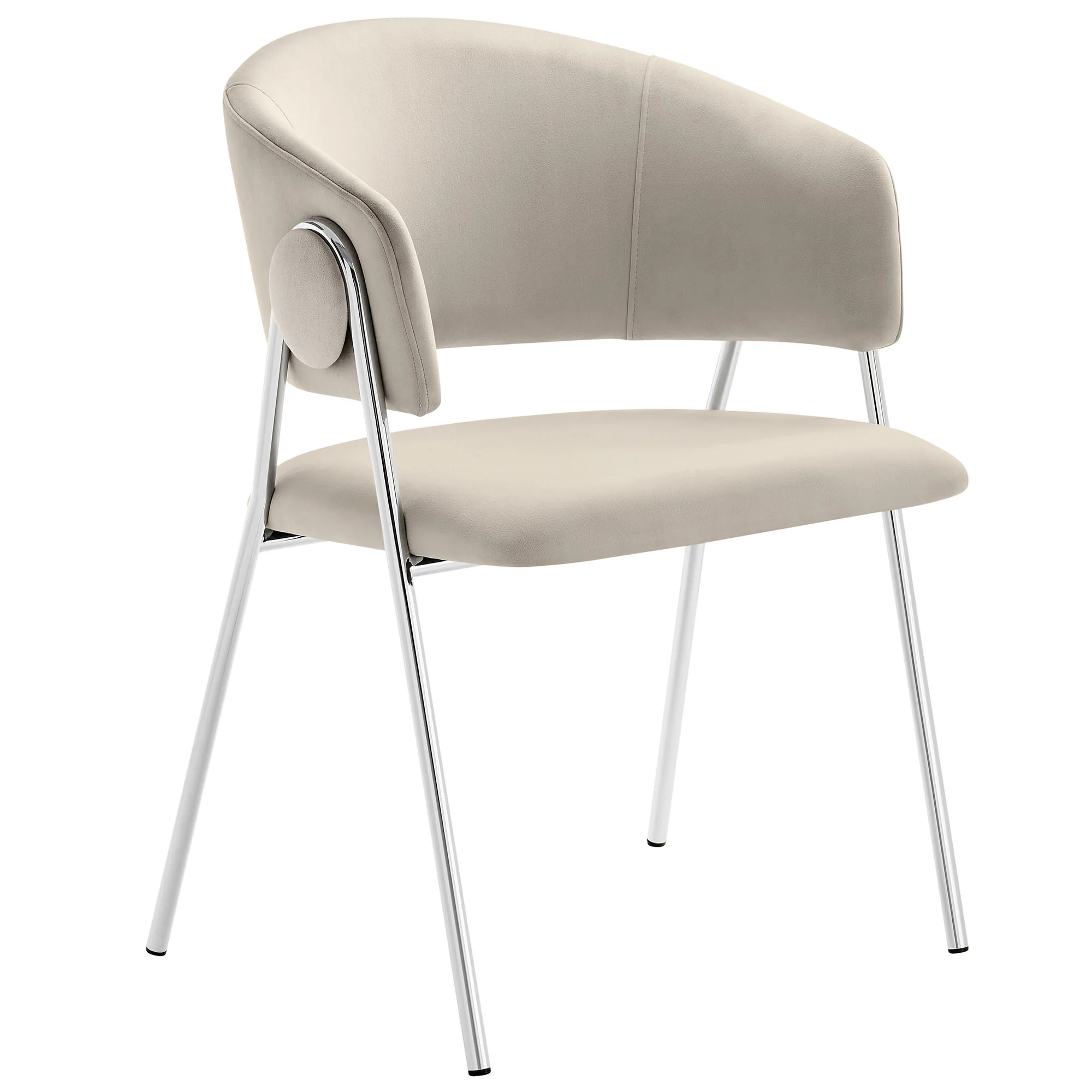 Nella Upholstered Performance Velvet Dining Chair Set of 2 - Image 20