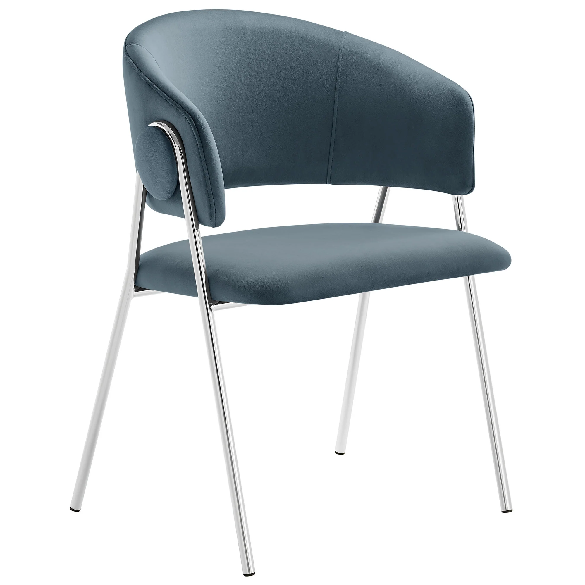 Nella Upholstered Performance Velvet Dining Chair Set of 2 - Image 23
