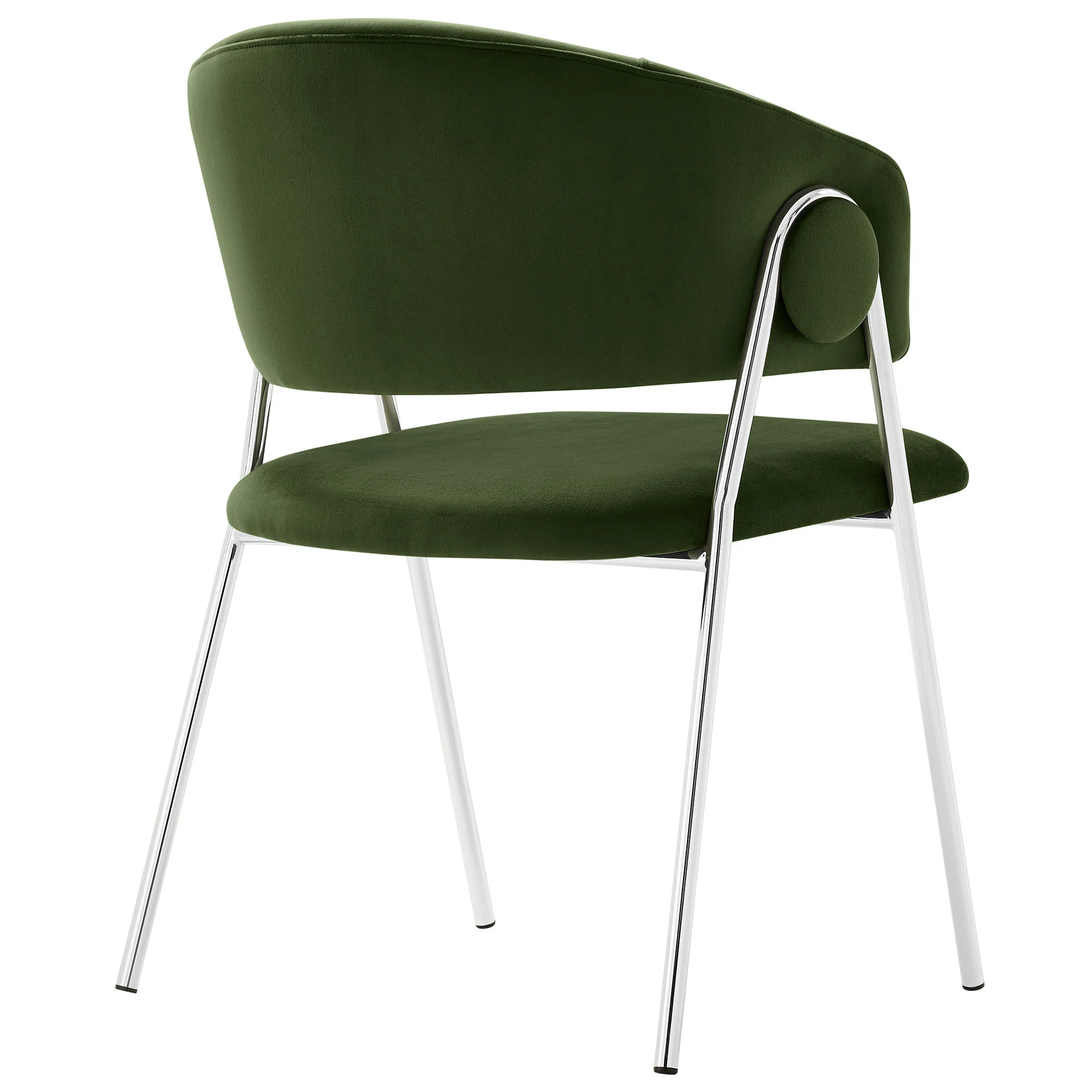 Nella Upholstered Performance Velvet Dining Chair Set of 2 - Image 6