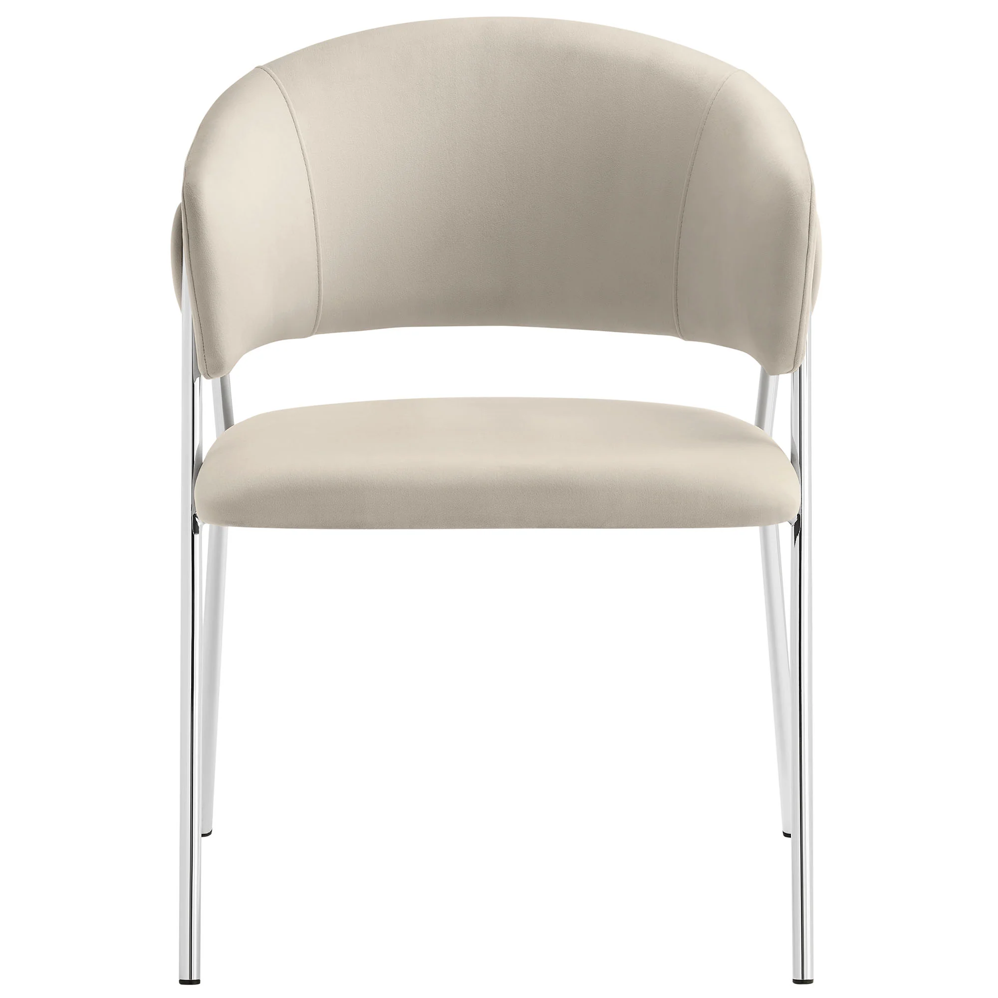 Nella Upholstered Performance Velvet Dining Chair Set of 2 - Image 8