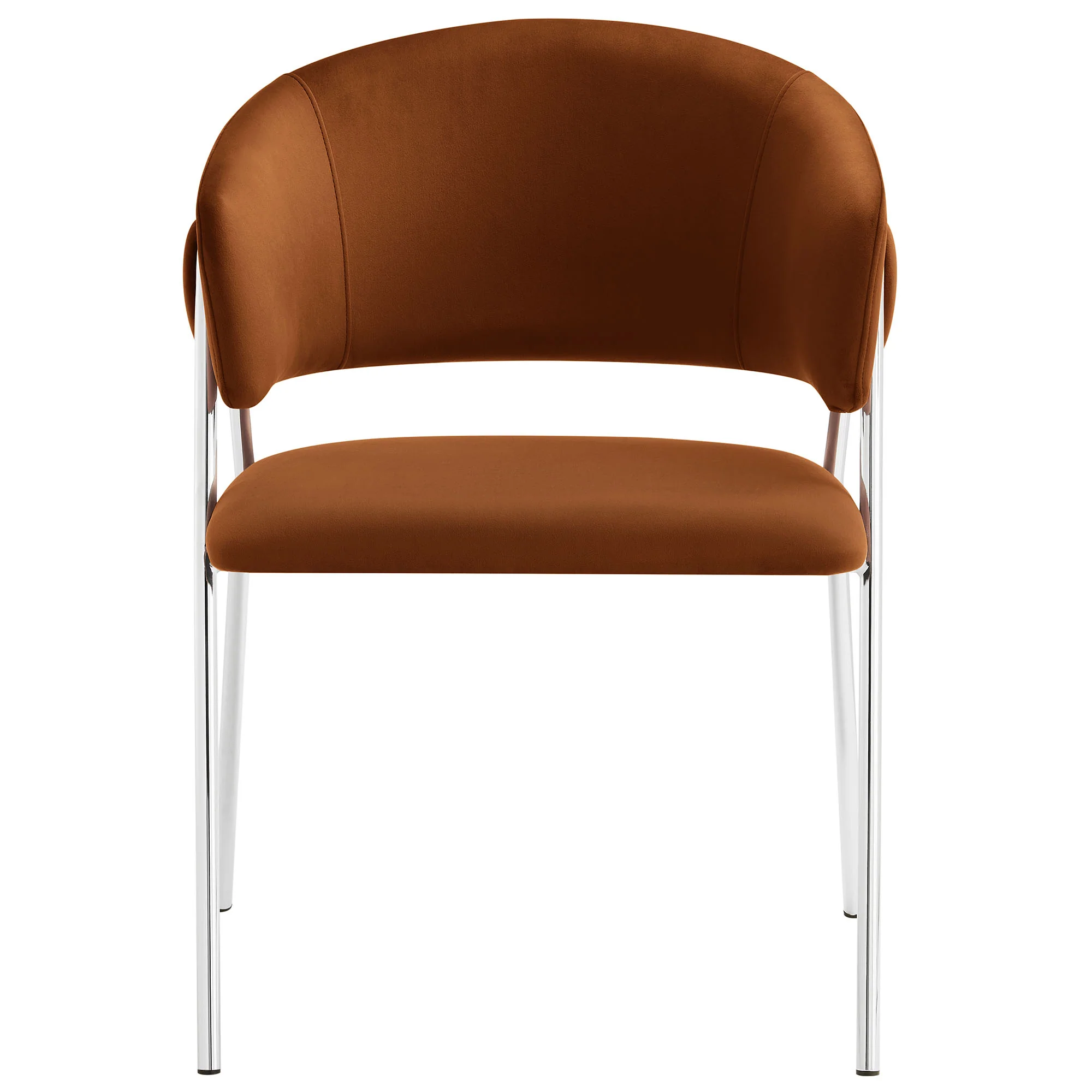 Nella Upholstered Performance Velvet Dining Chair Set of 2 - Image 9