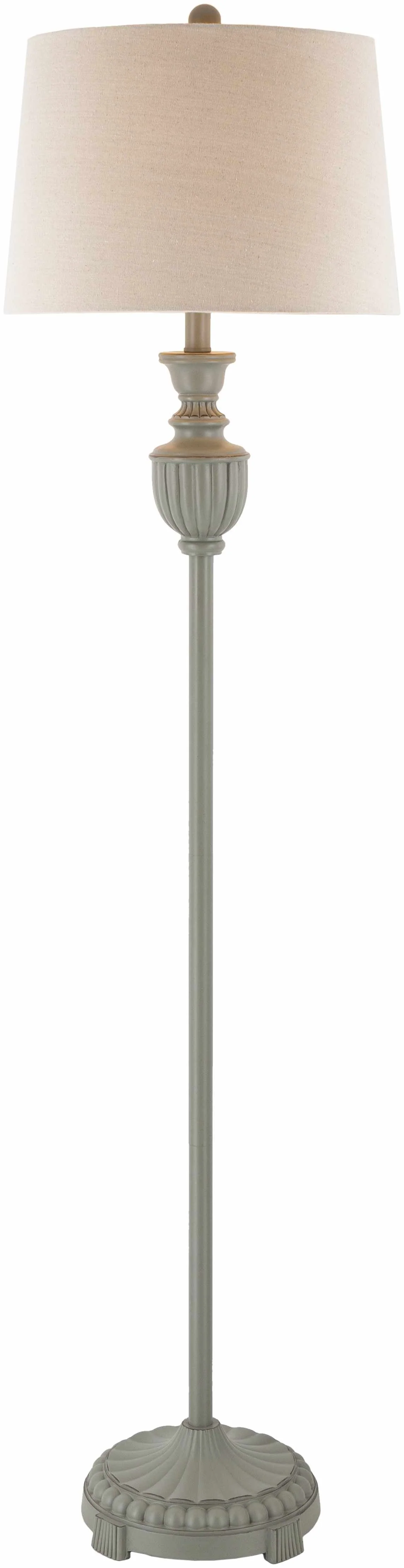 Nelspruit Gray Resin Floor Lamp - Image 4