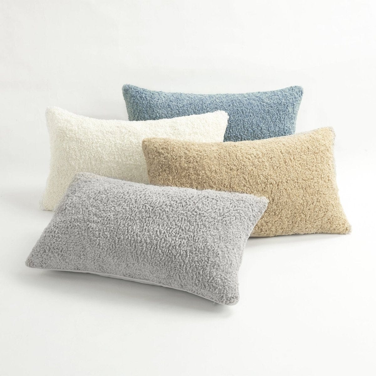 Neo Boucle Lumbar Throw Pillow Cover 2 Pack Set - Image 9