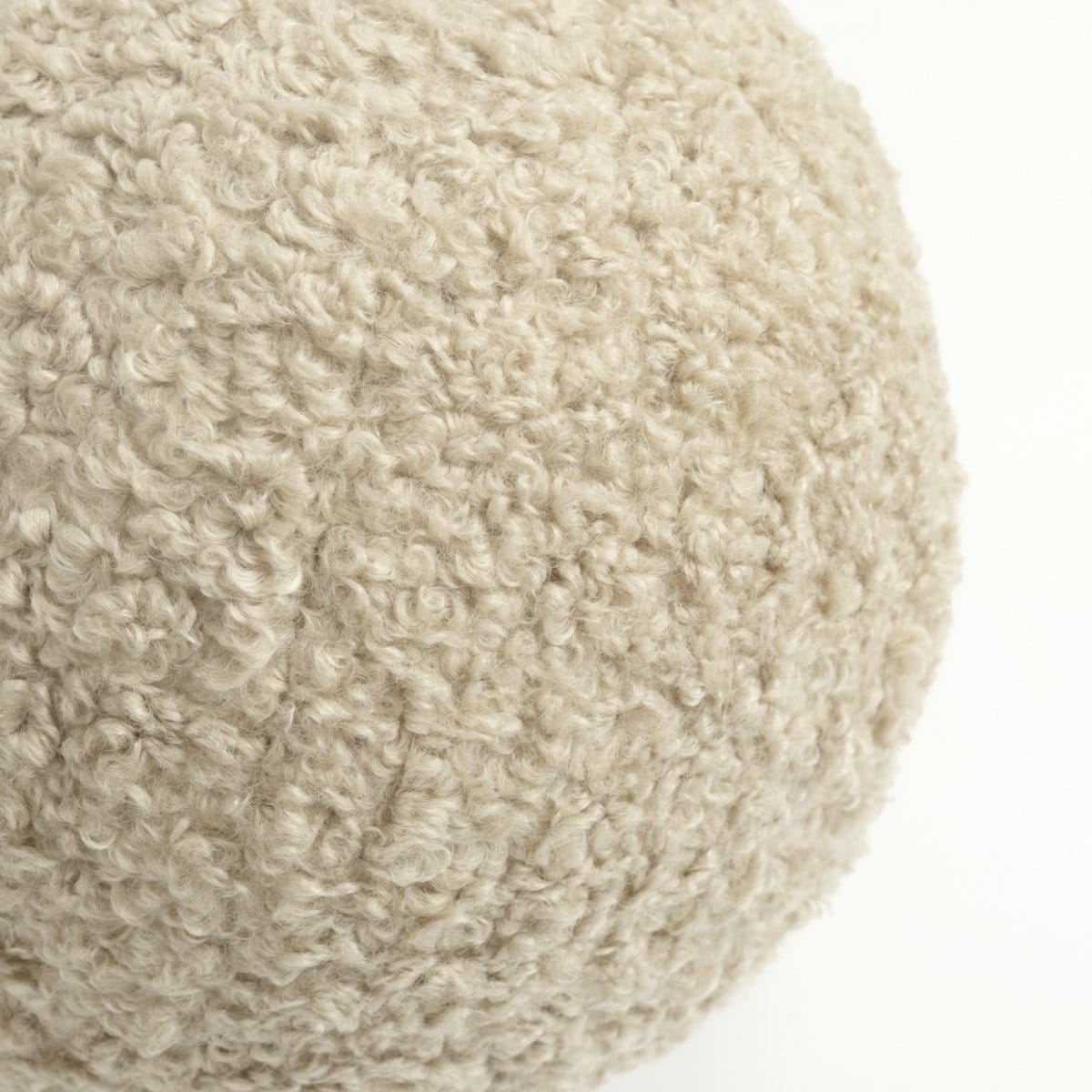 Neo Boucle Sphere Ball Throw Pillow - Image 3