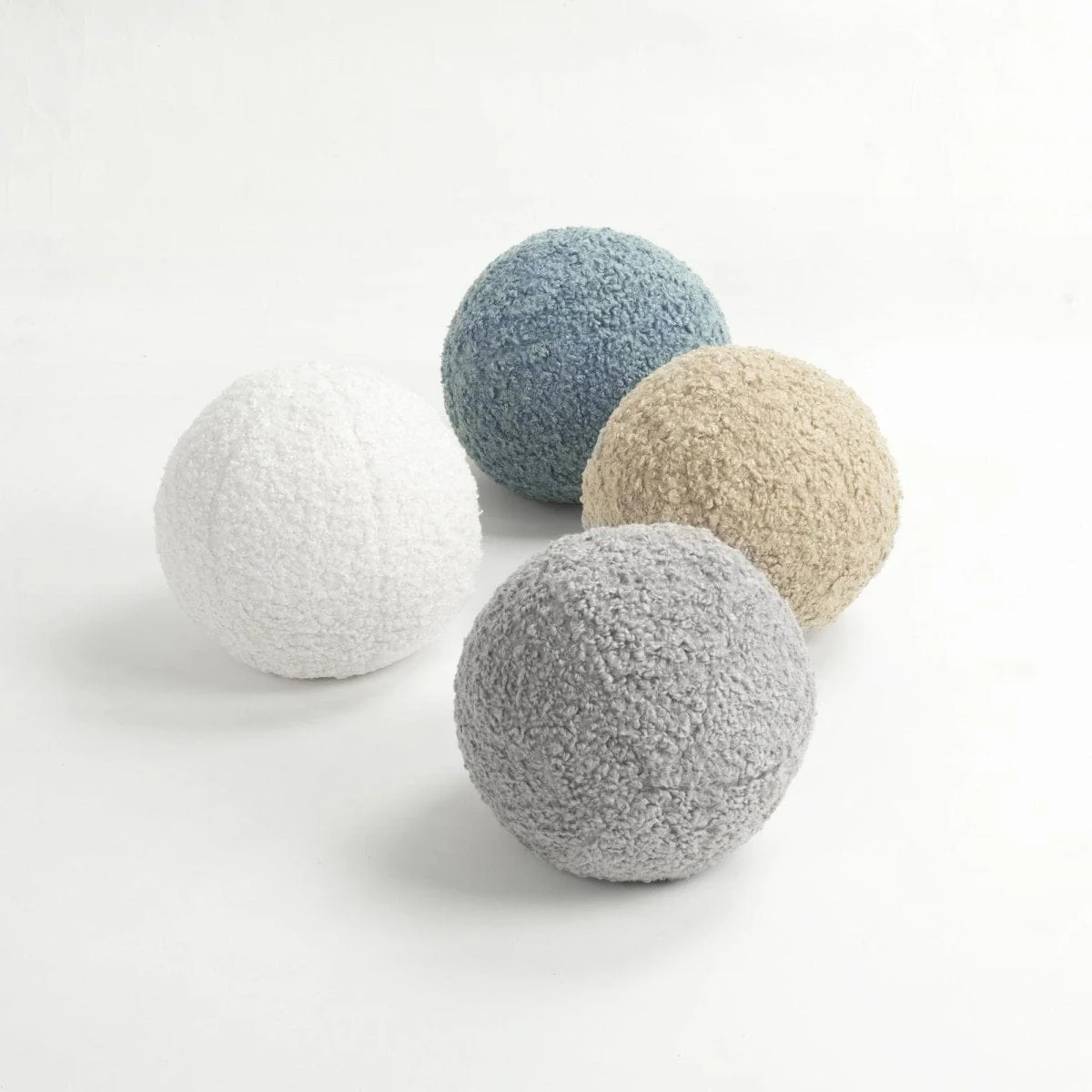 Neo Boucle Sphere Ball Throw Pillow - Image 5