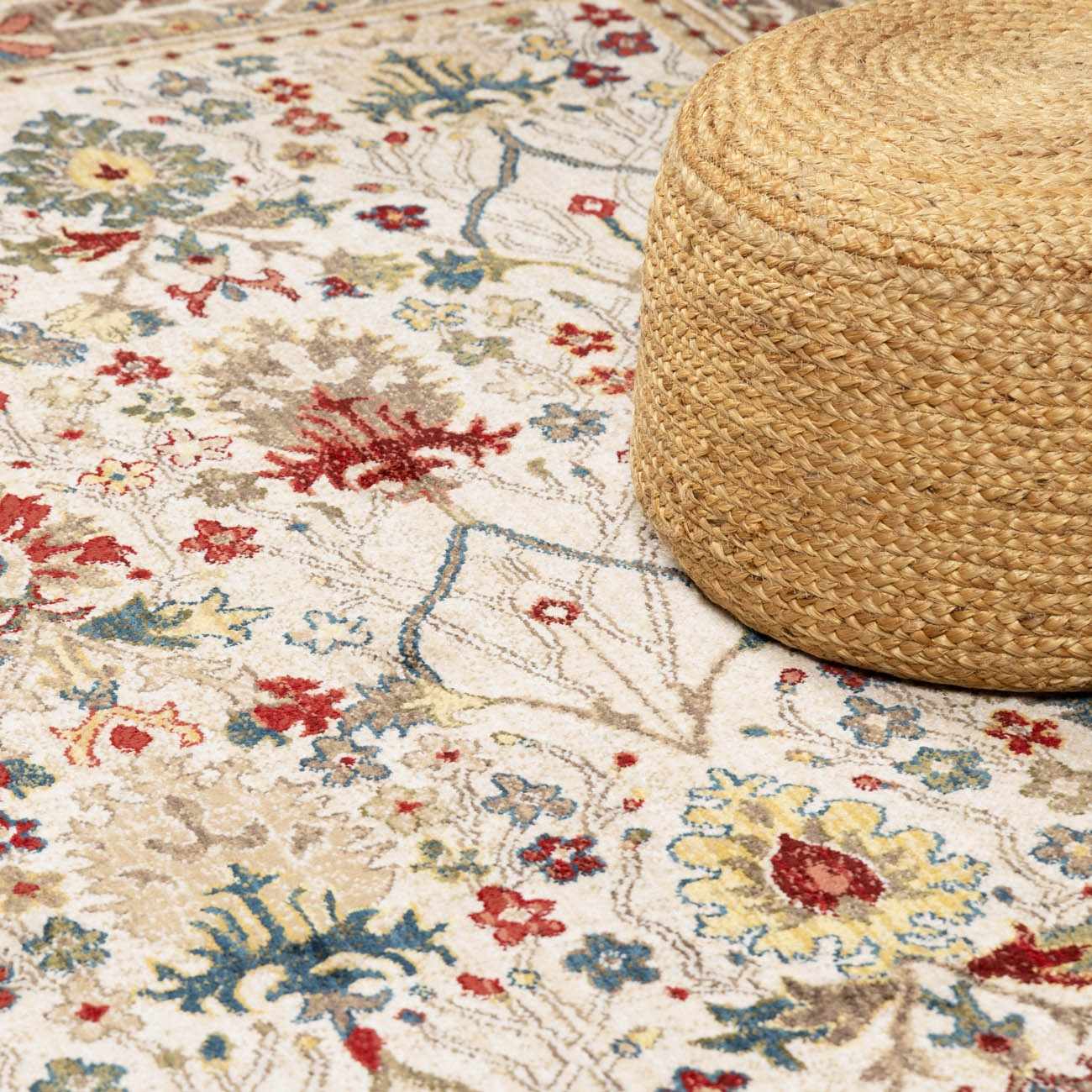 Neola White/Brown Oushak Rug - Image 11